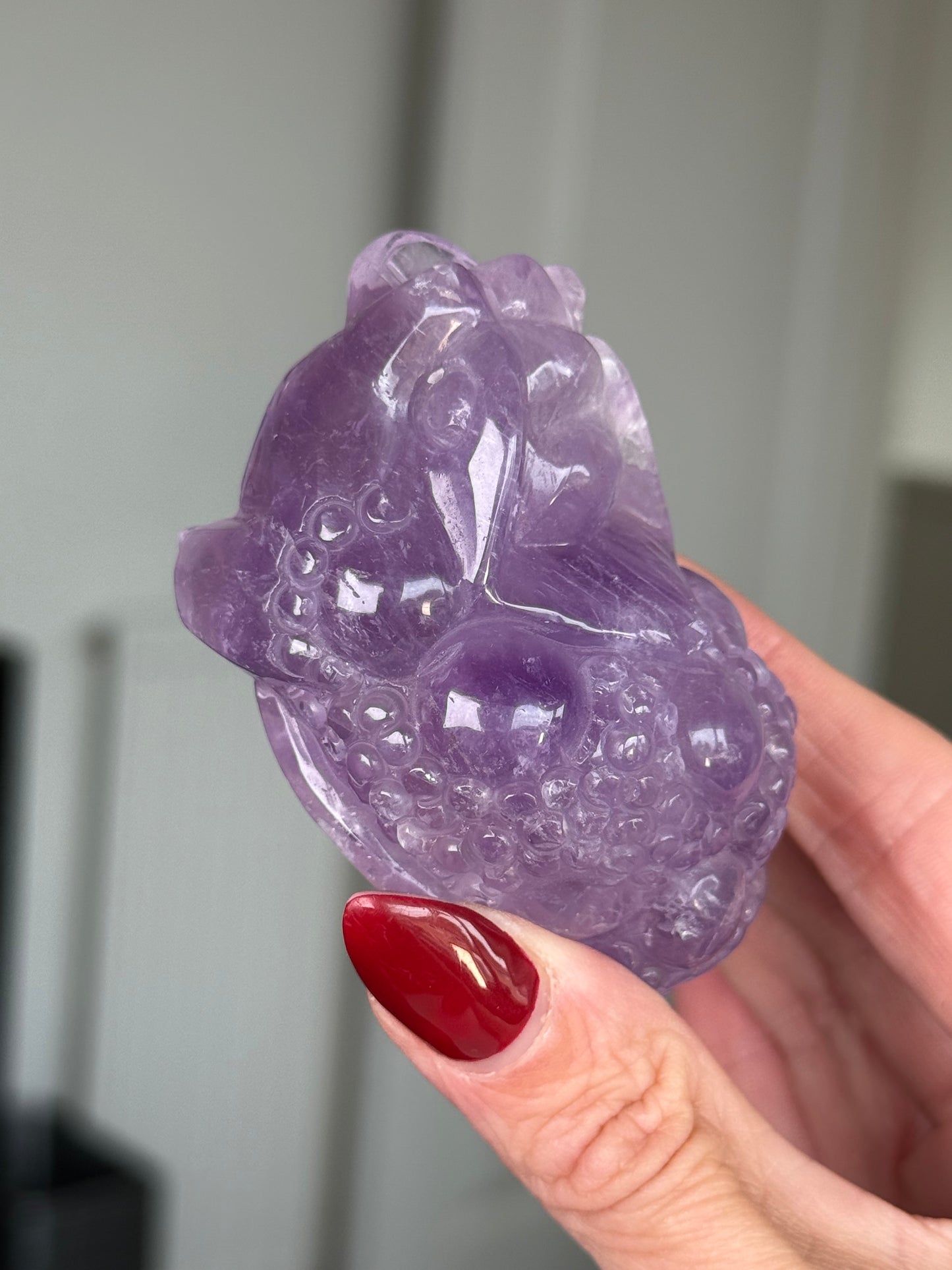 Amethyst Money Frog