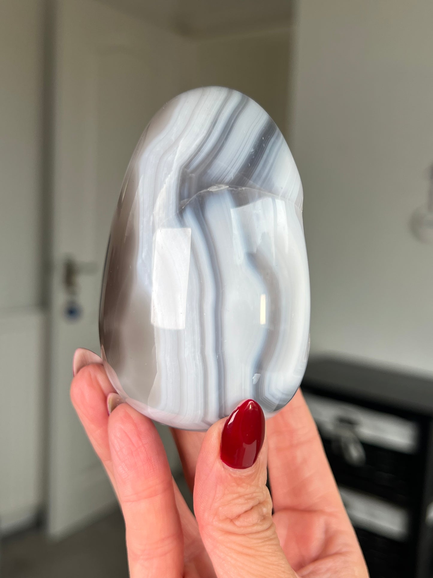 Agate Egg With Stand