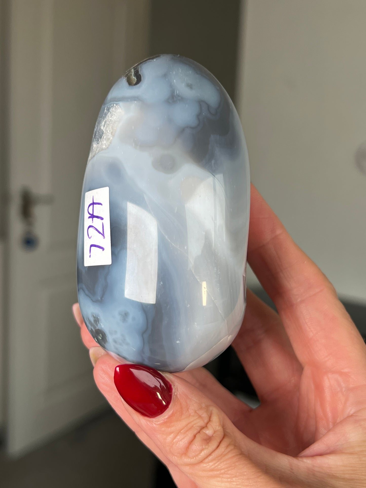 Agate Egg With Stand