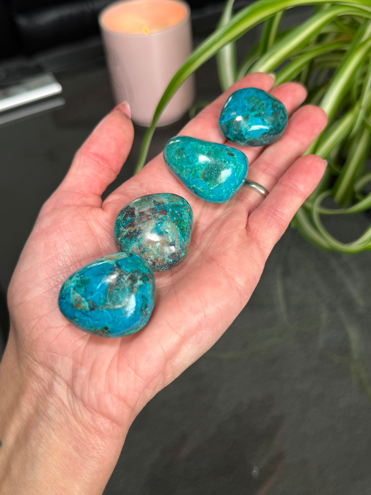 Chrysocolla Tumbles