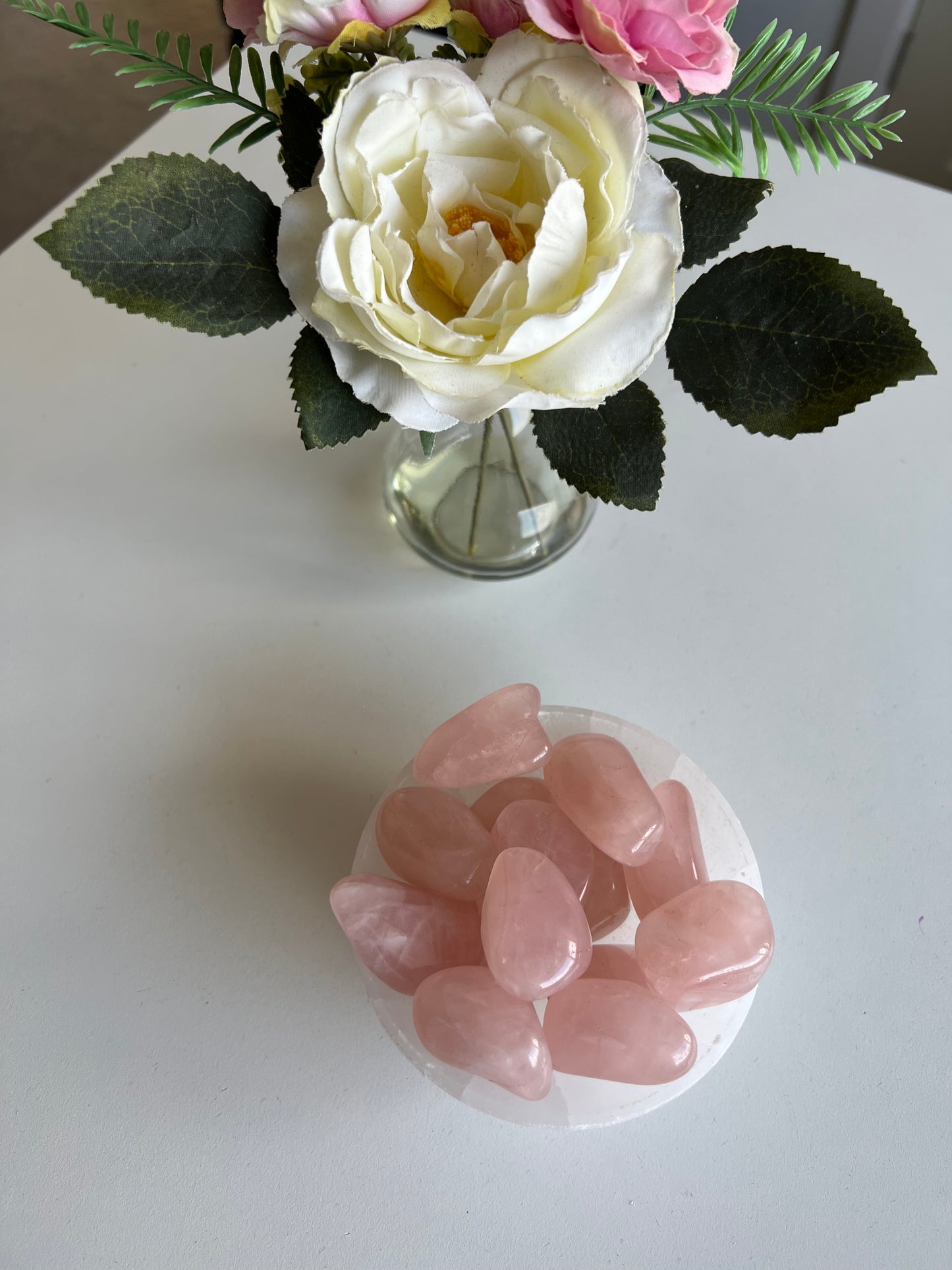 Rose Quartz Tumbles