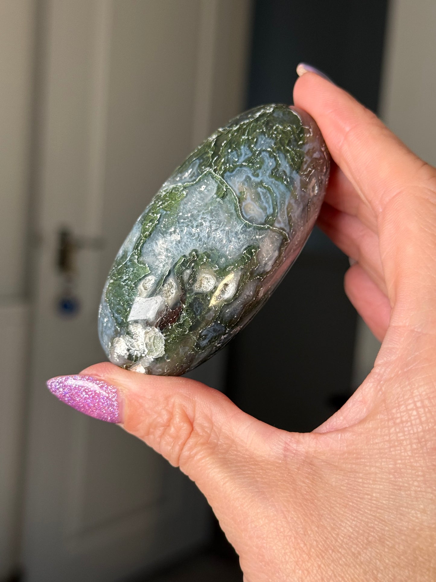 Moss Agate Shiva