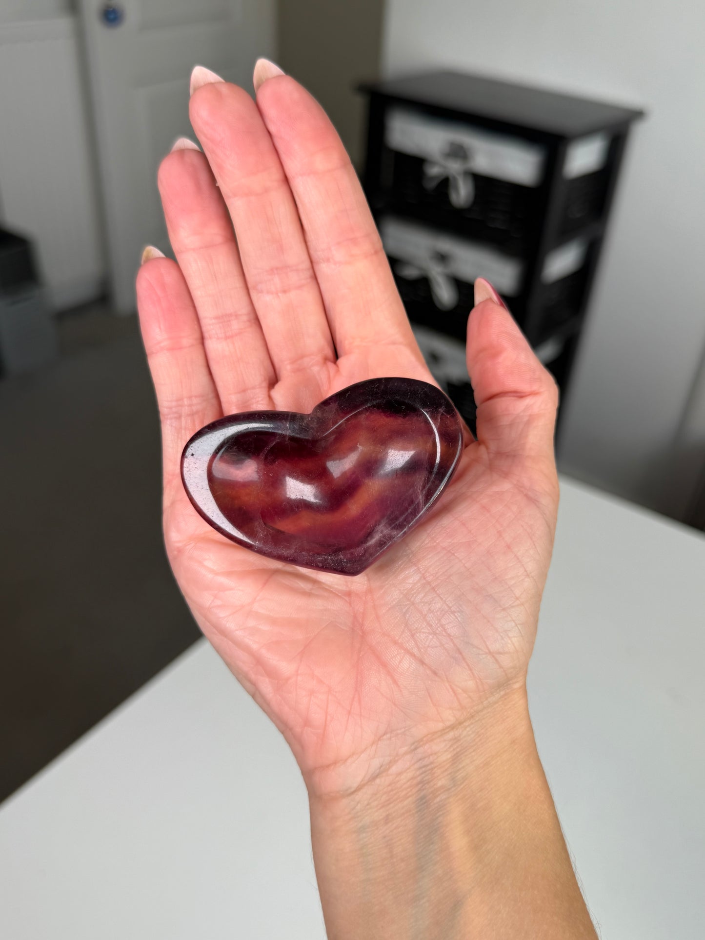 Fluorite Mini Heart Bowl