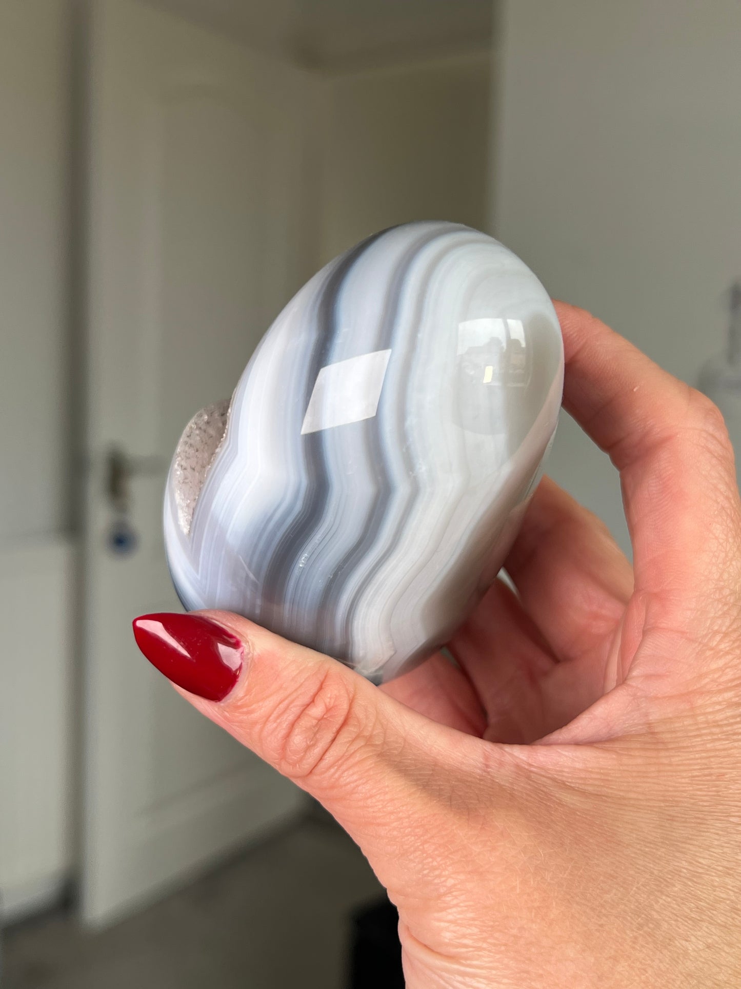 Agate Egg With Stand