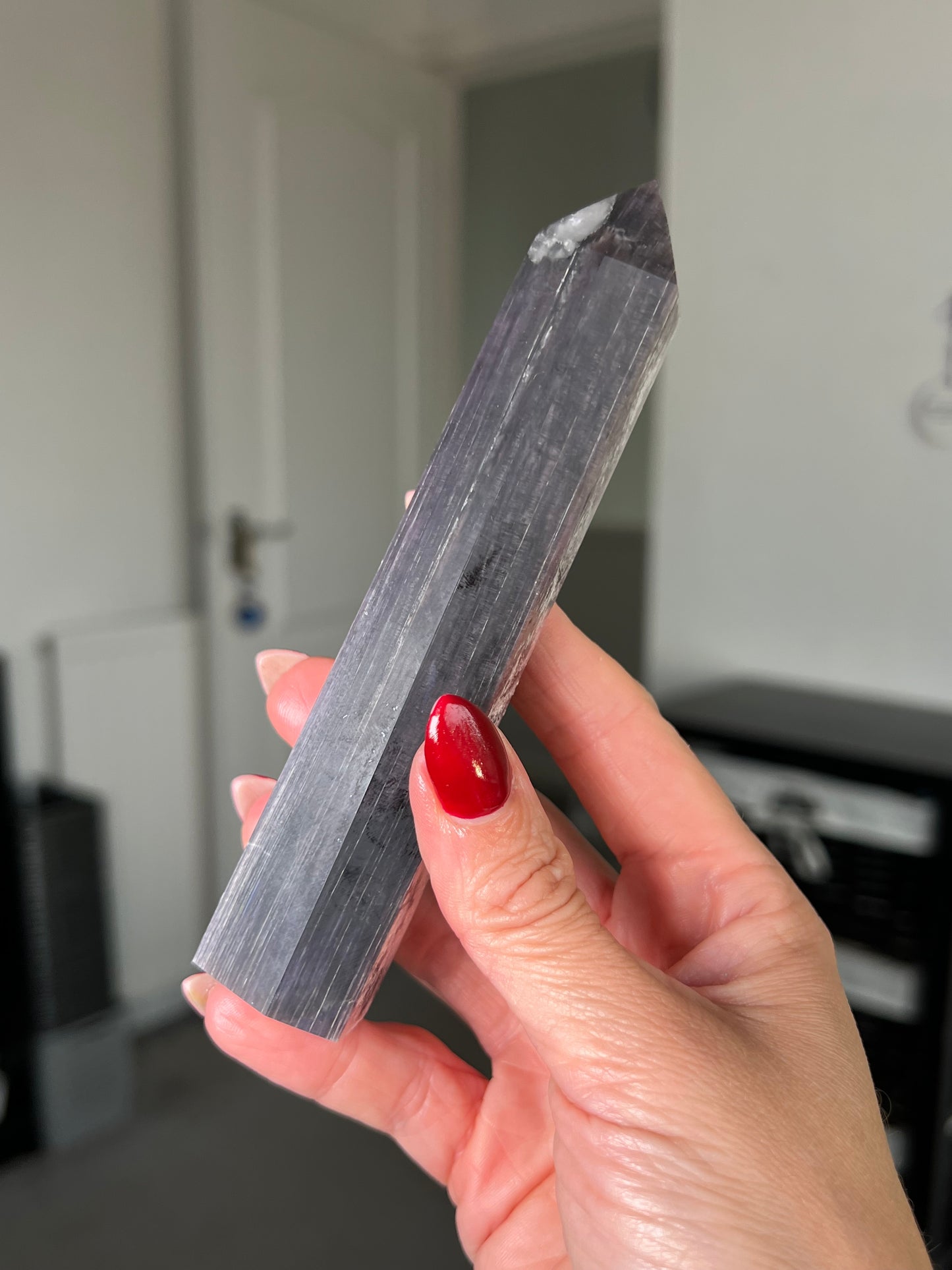 Gem Lepidolite Tower