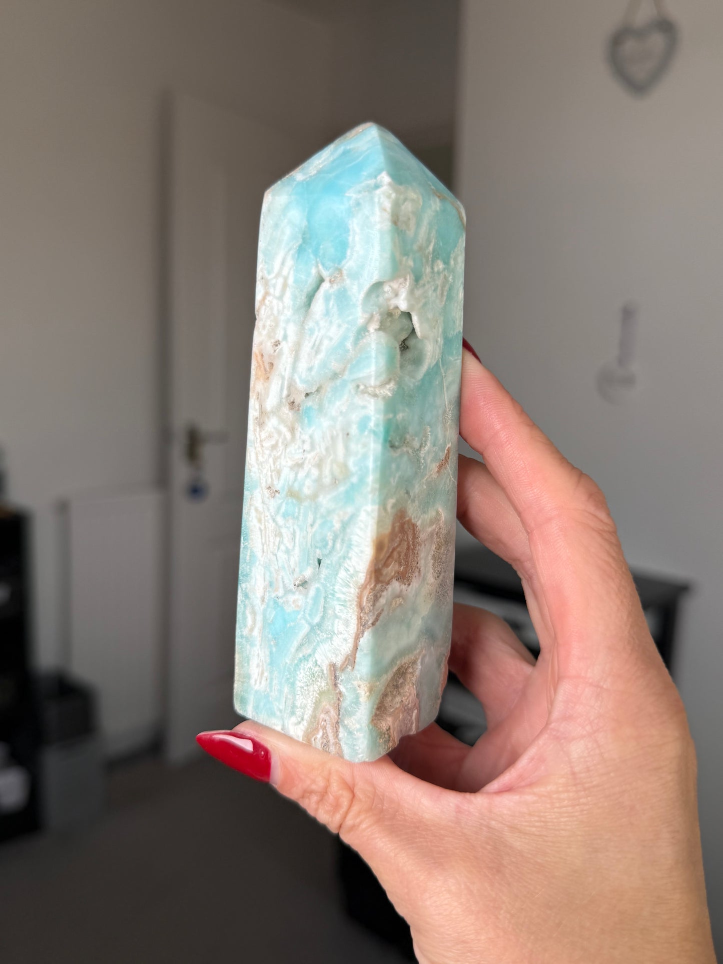 Blue Aragonite Tower
