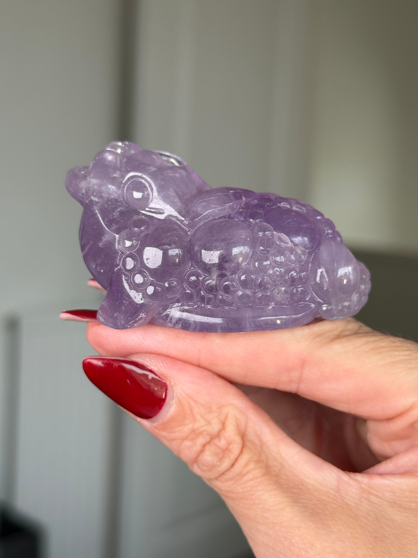 Amethyst Money Frog