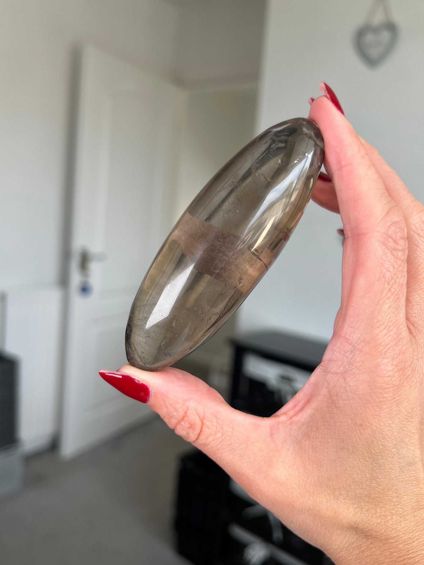 Brazilian Smokey Quartz Shiva With Stand