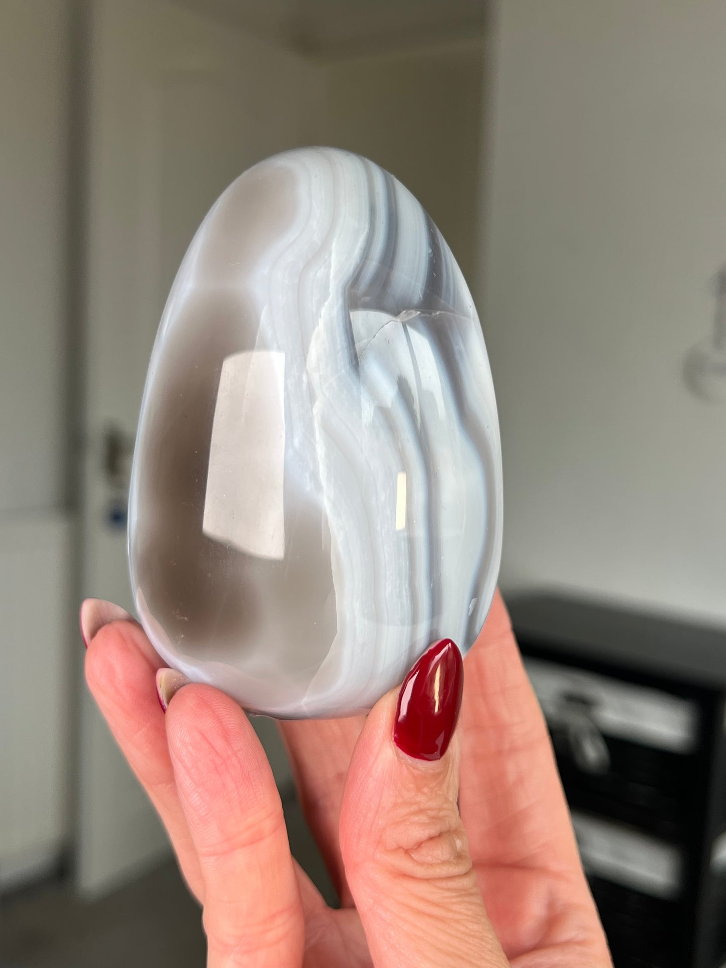 Agate Egg With Stand