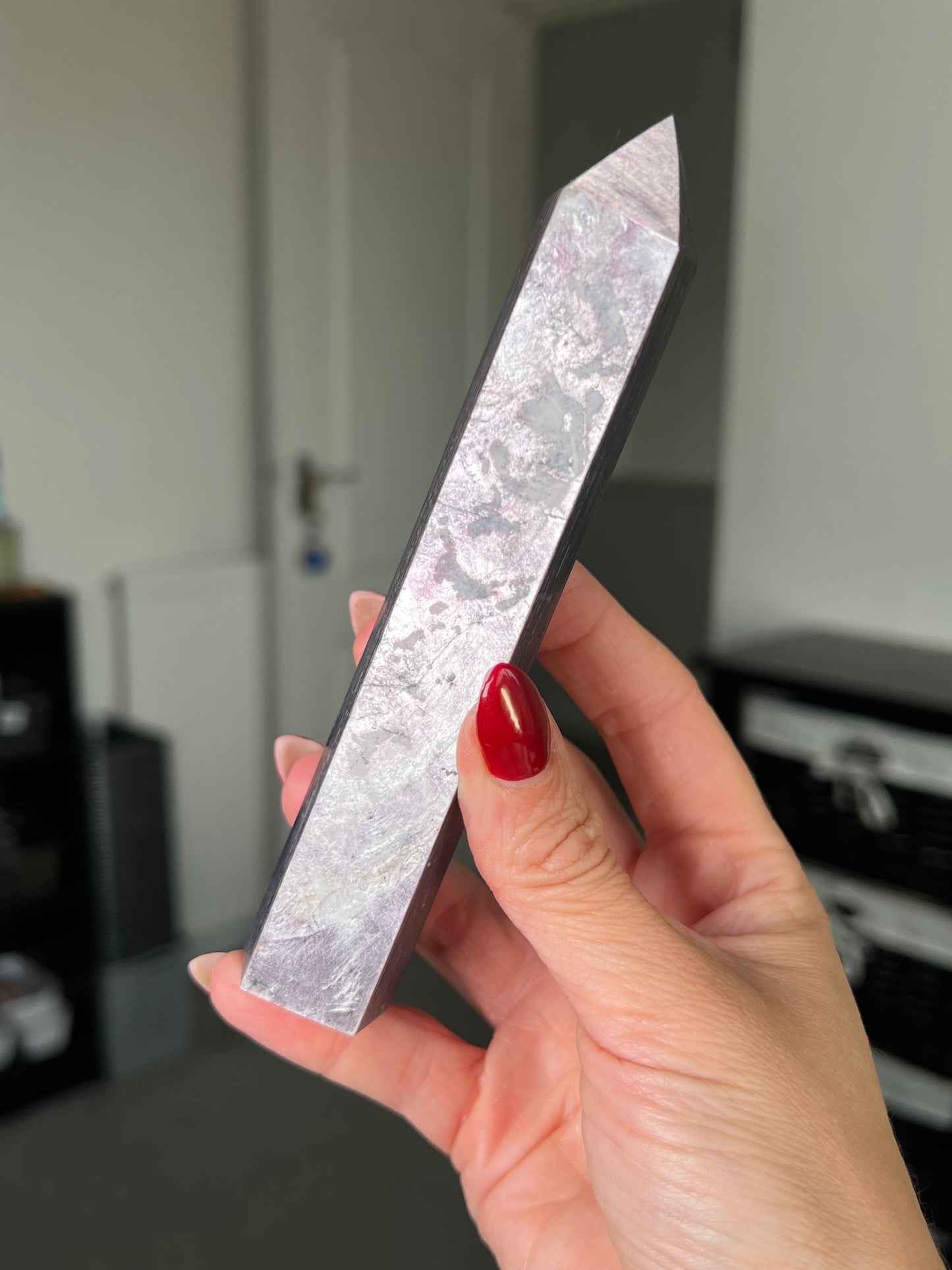 Gem Lepidolite Tower - Imperfect