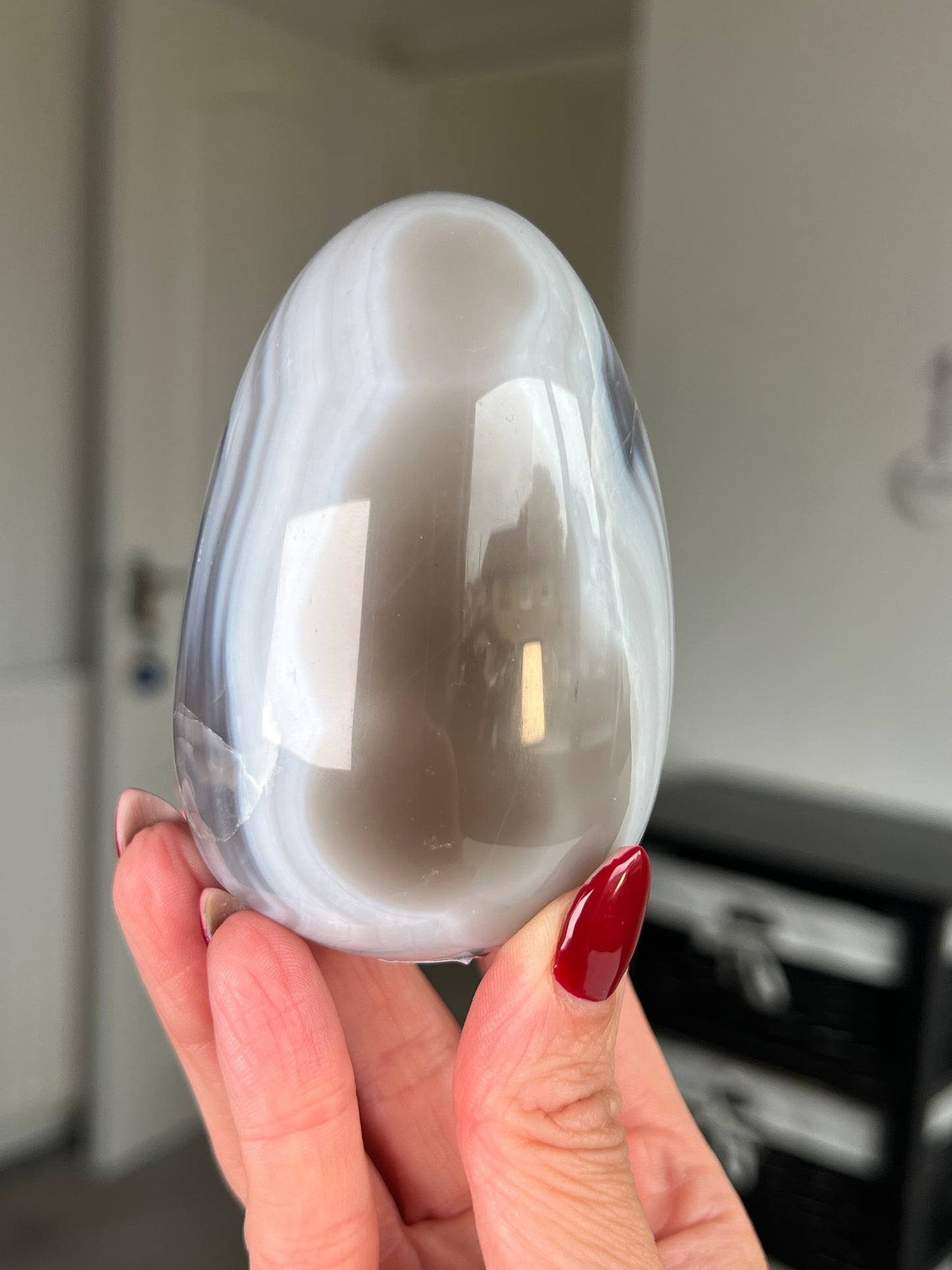 Agate Egg With Stand