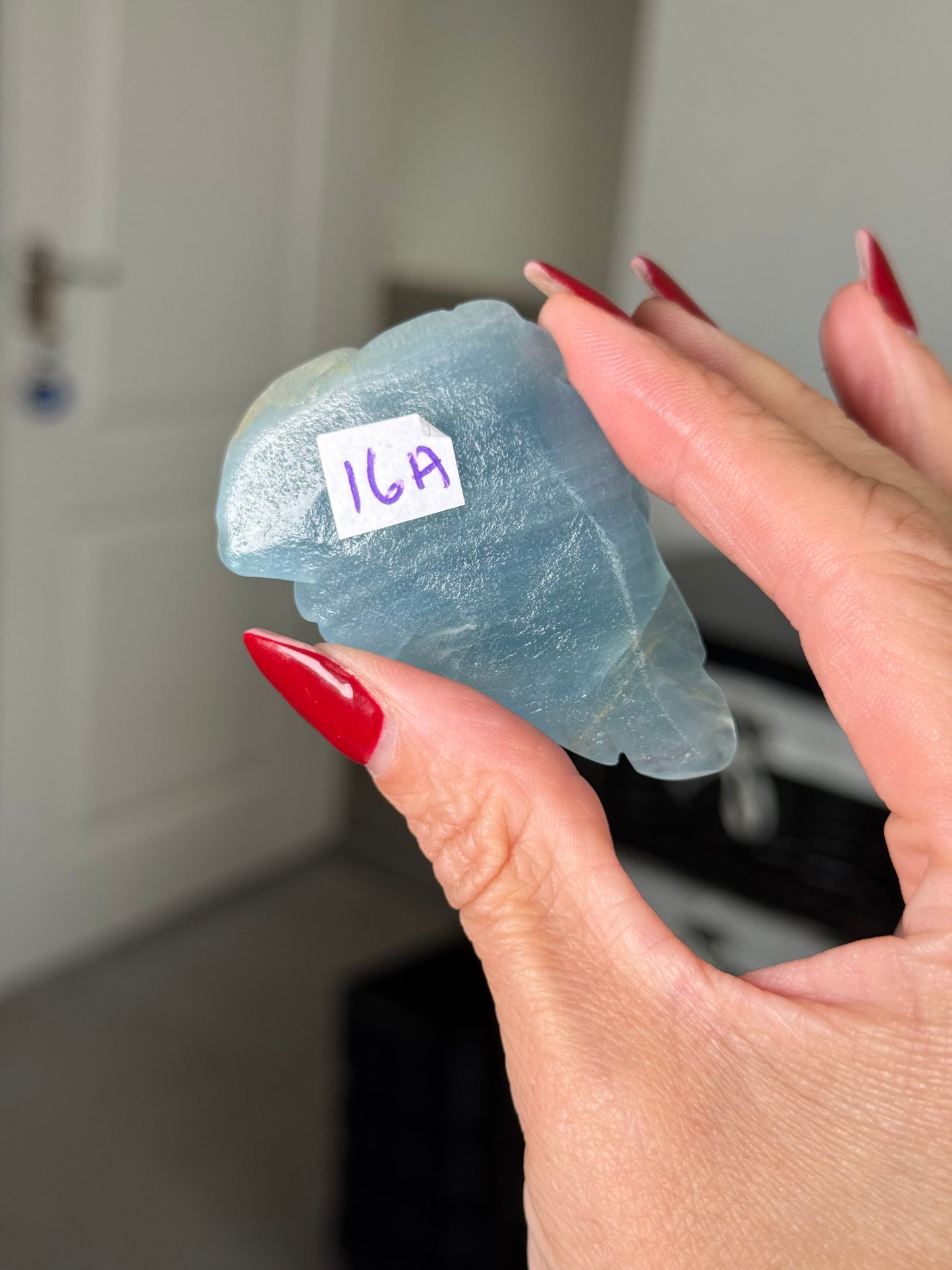 Blue Onyx Flower With Stand