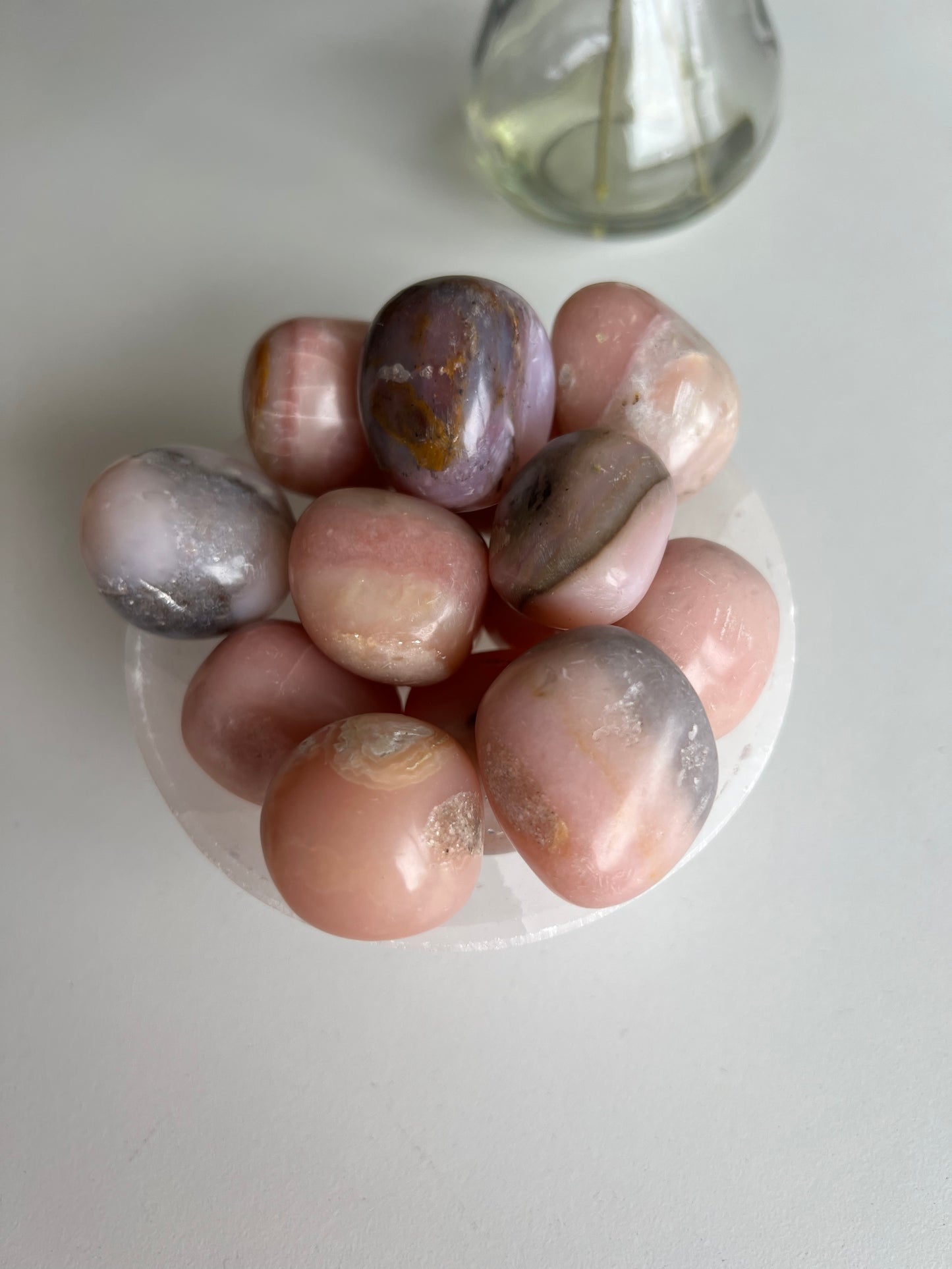 Chunky Peruvian Pink Opal Tumbles