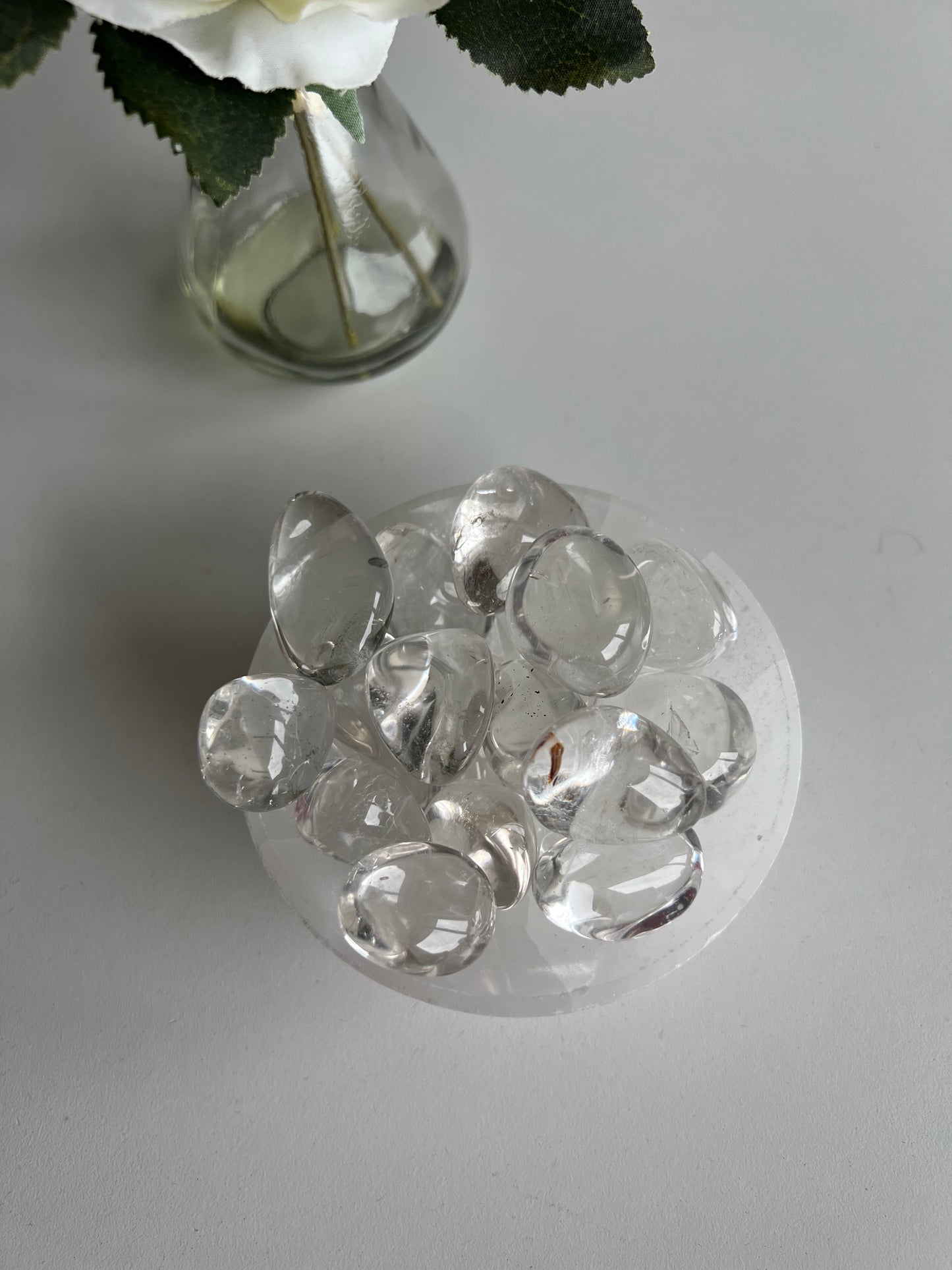 Large High Grade Clear Quartz Tumbles