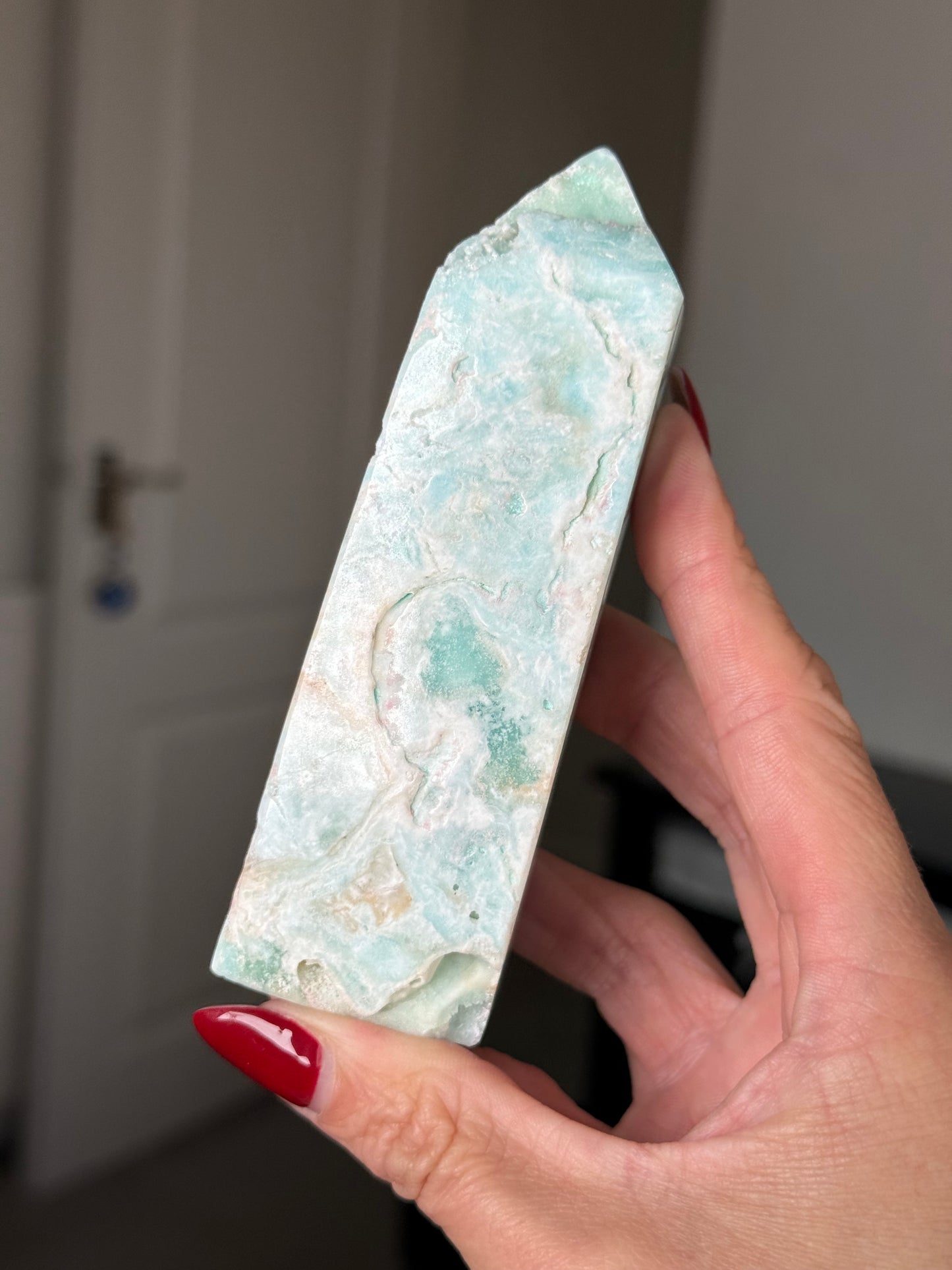 Blue Aragonite Tower