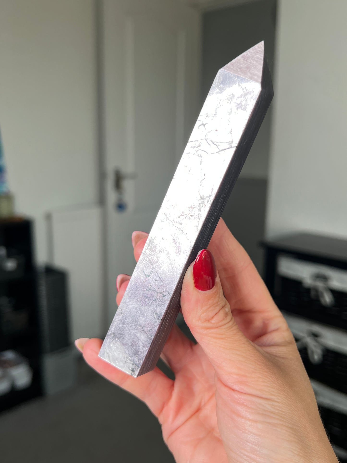 Gem Lepidolite Tower - Imperfect