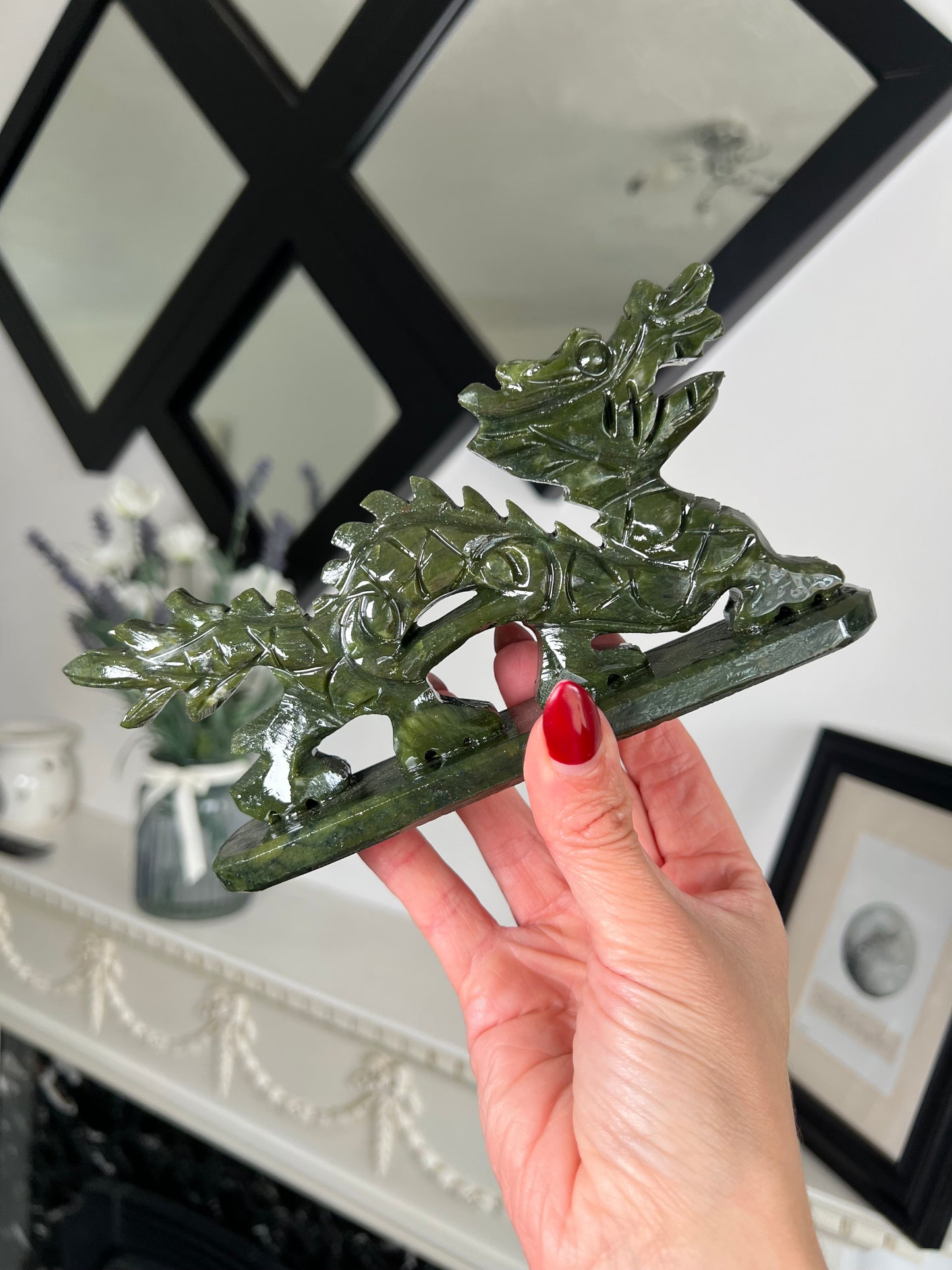 Chinese Lucky Jade Dragon