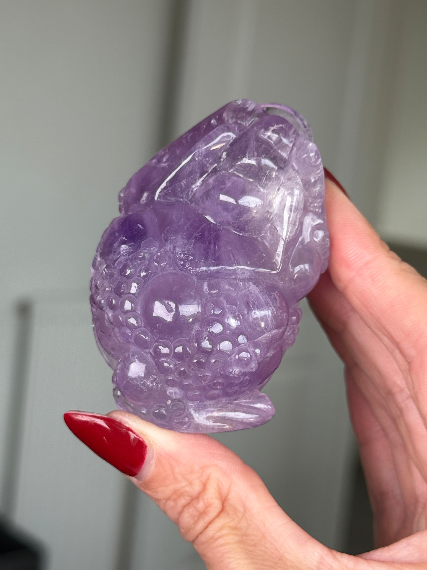 Amethyst Money Frog