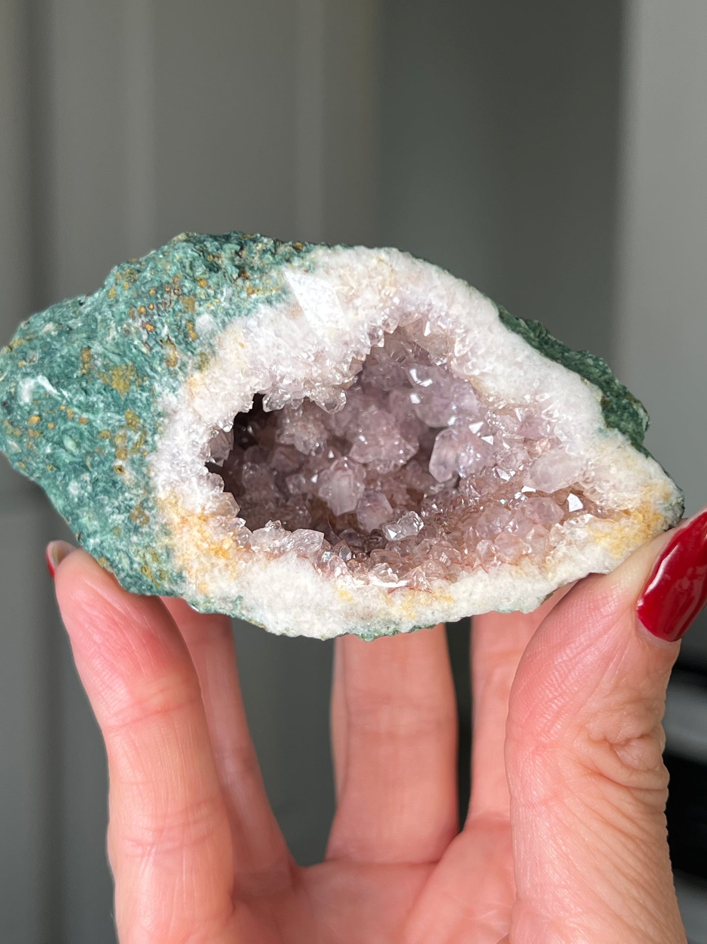 Pink Amethyst Geode
