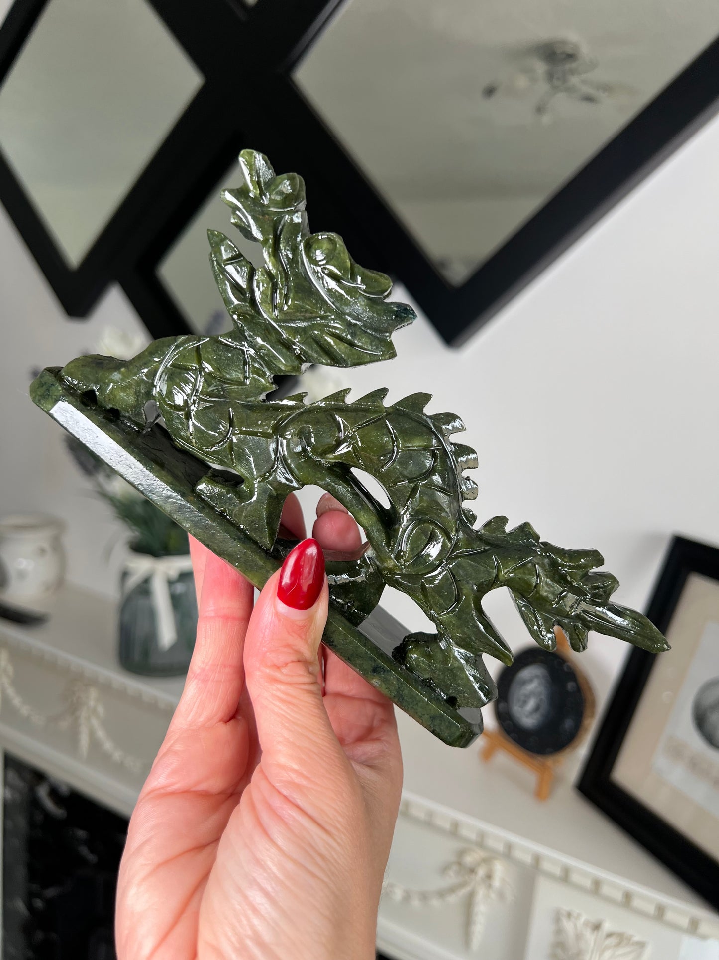 Chinese Lucky Jade Dragon