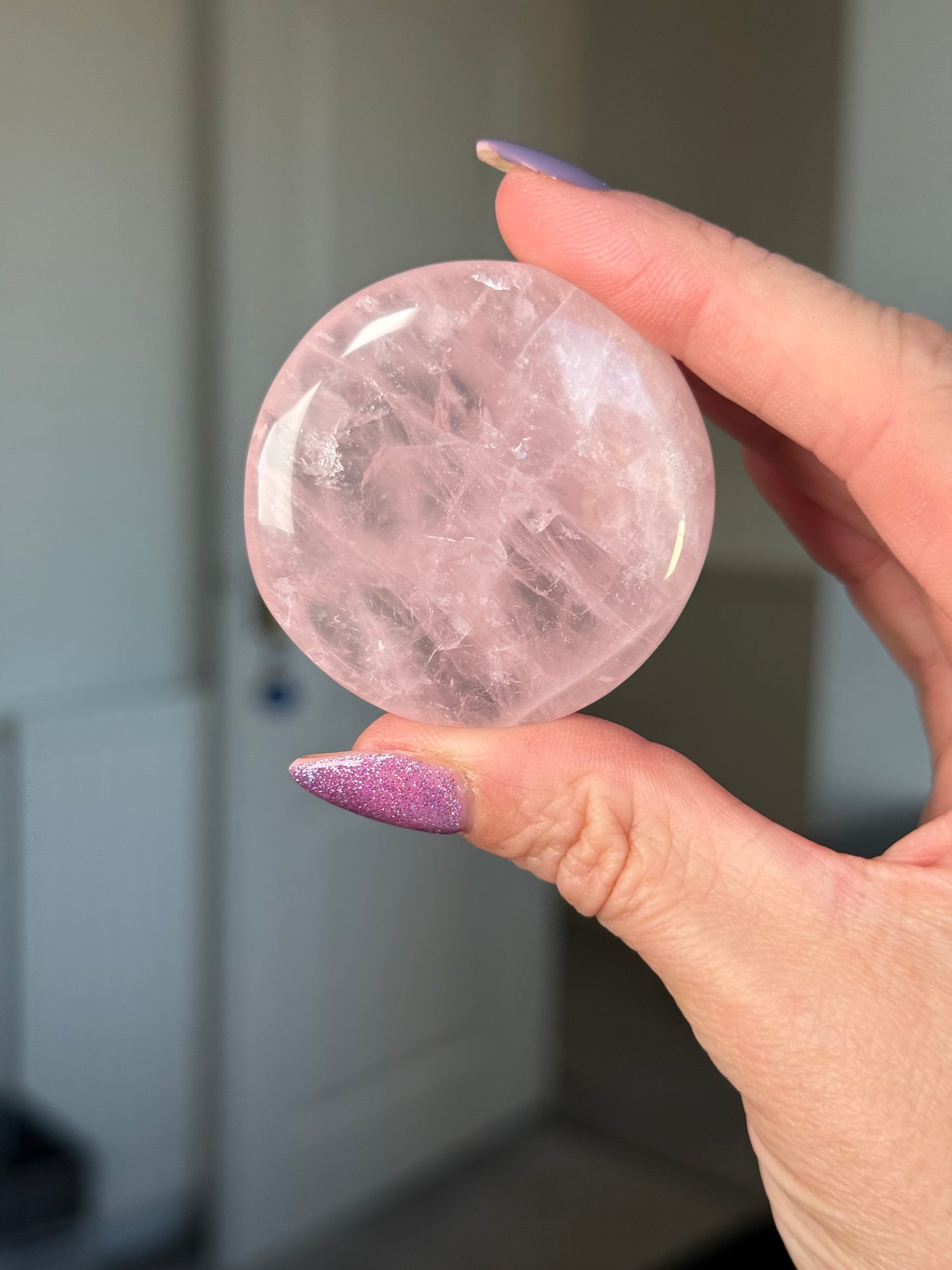 Rose Quartz Palm Stones