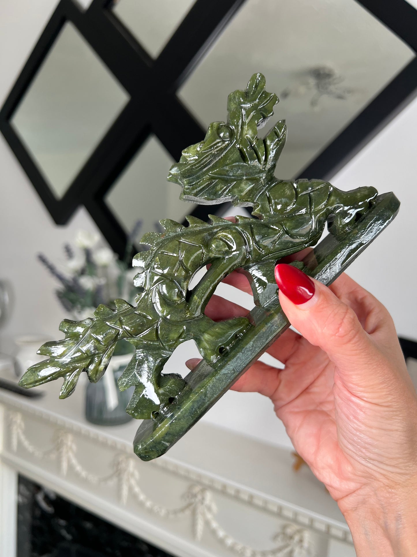 Chinese Lucky Jade Dragon