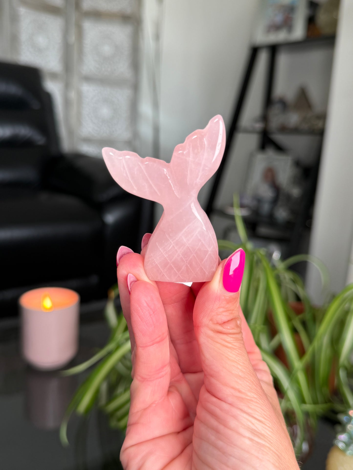 Rose Quartz Mermaid Tail
