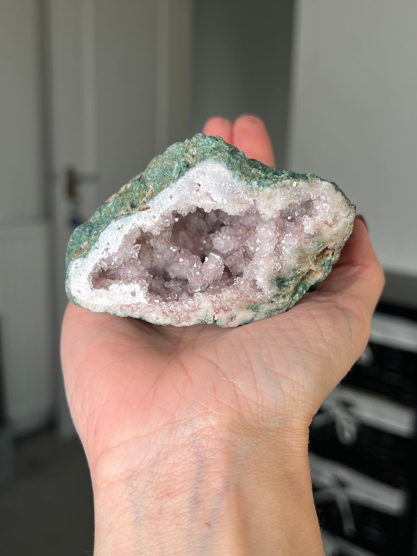 Pink Amethyst Geode