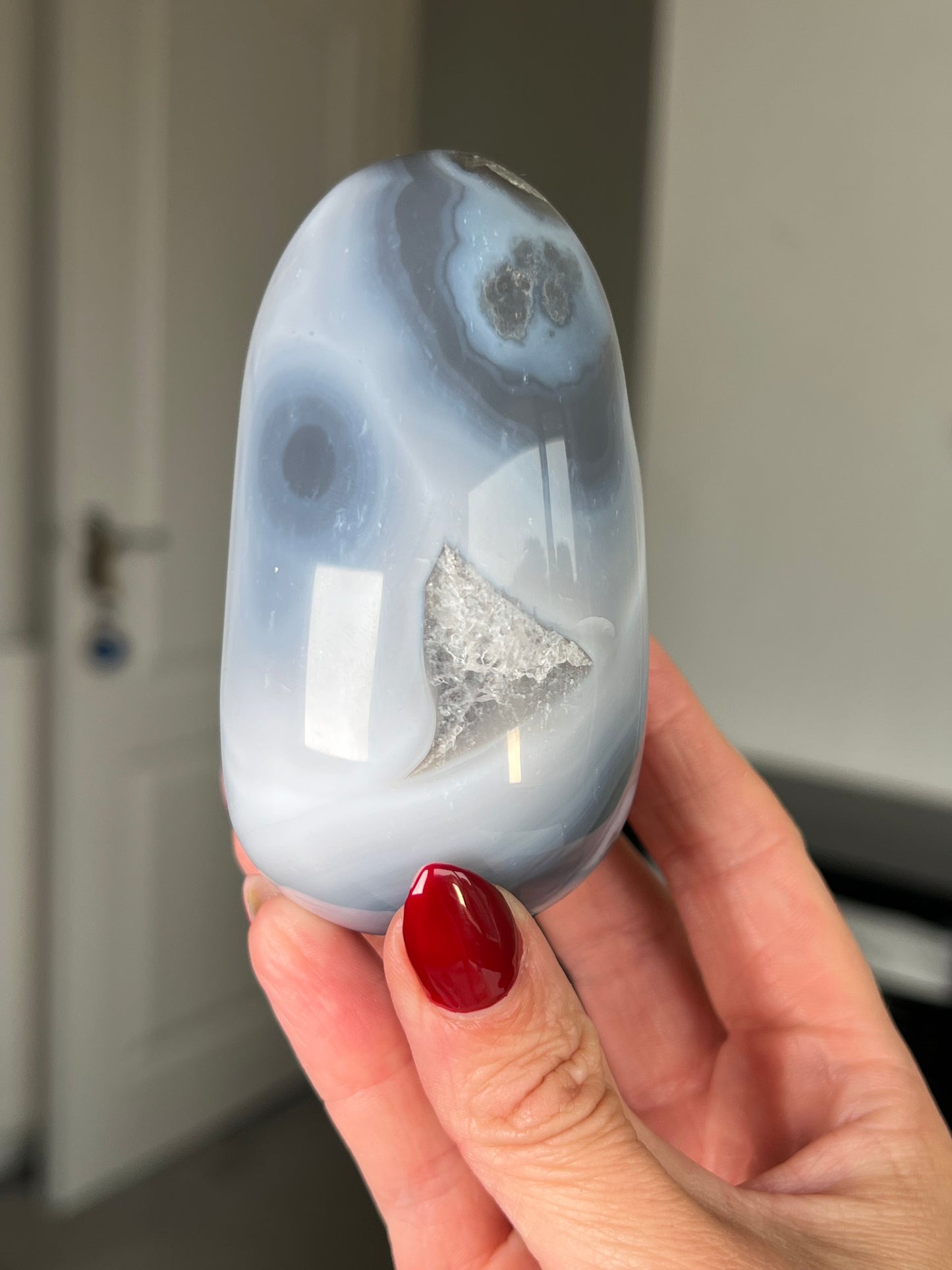 Agate Egg With Stand