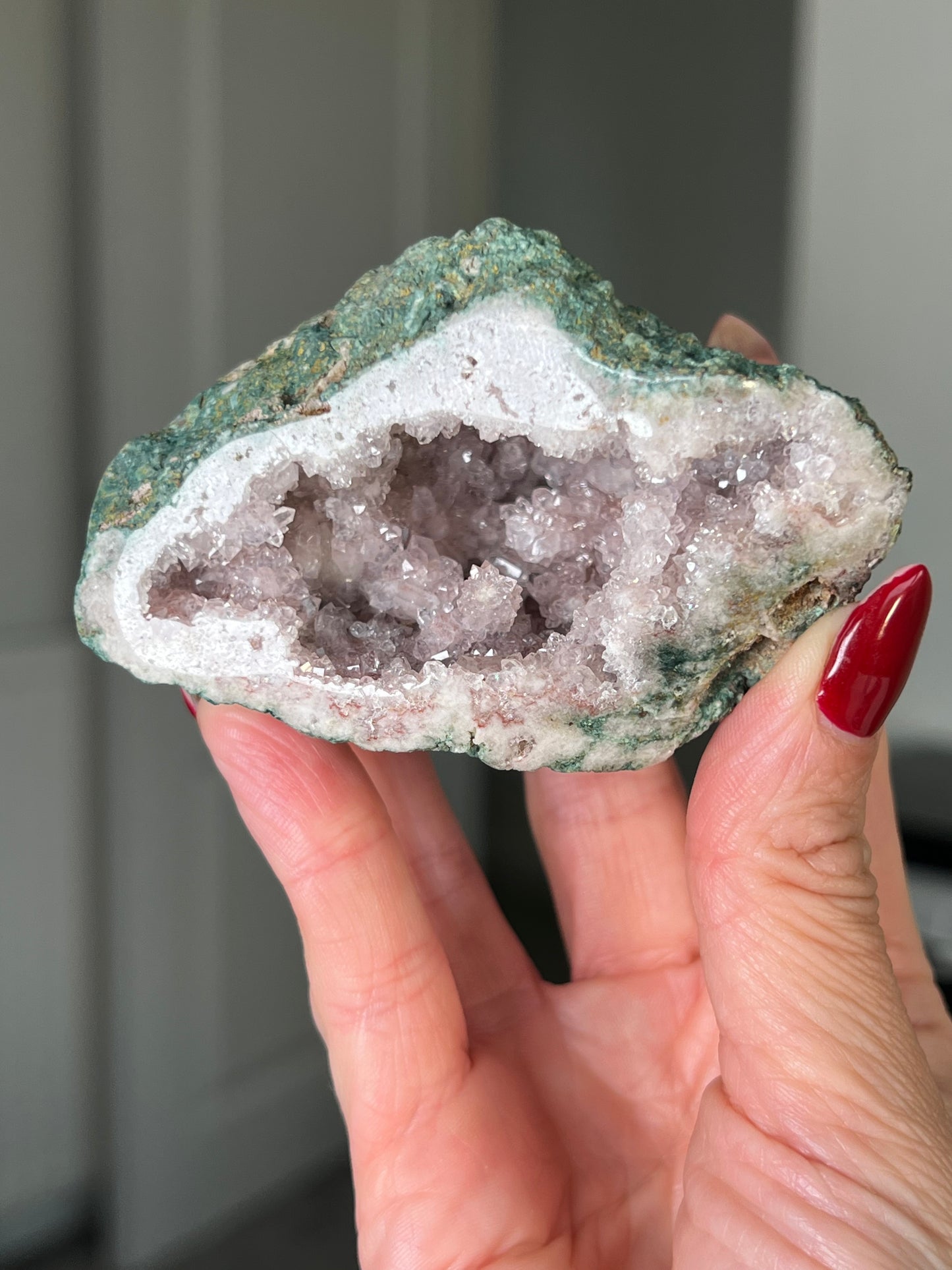 Pink Amethyst Geode