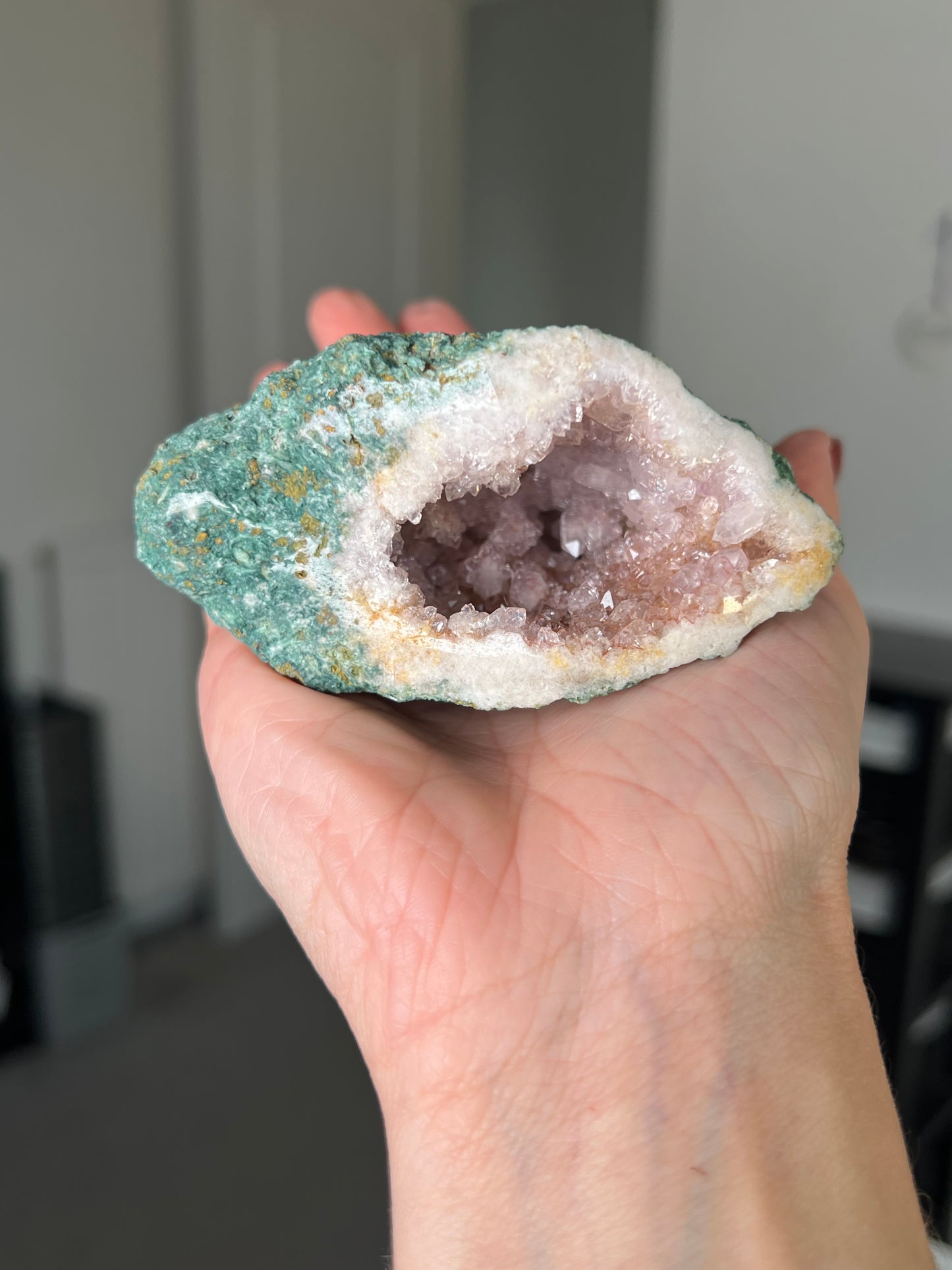 Pink Amethyst Geode
