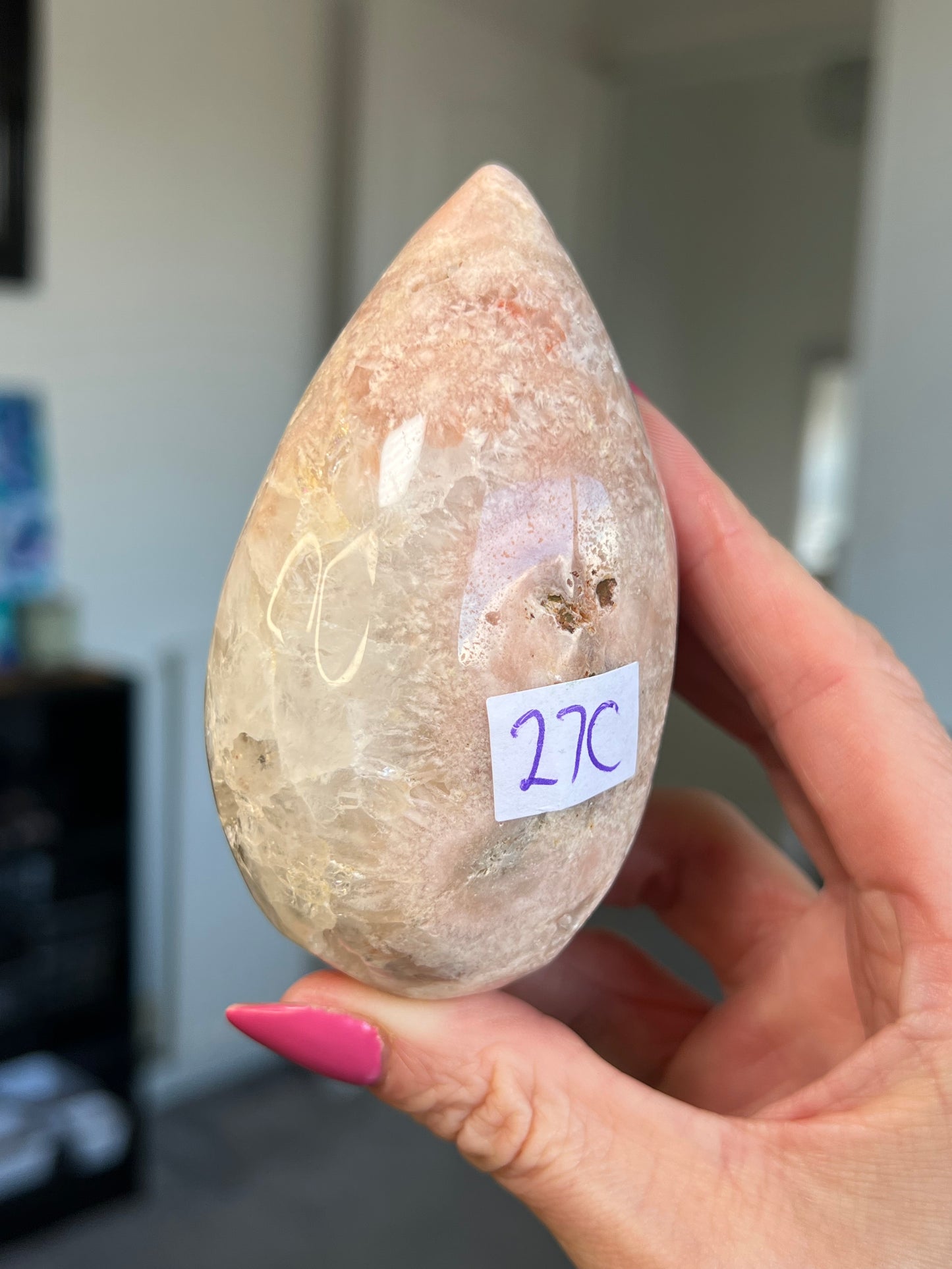 Pink Amethyst Egg