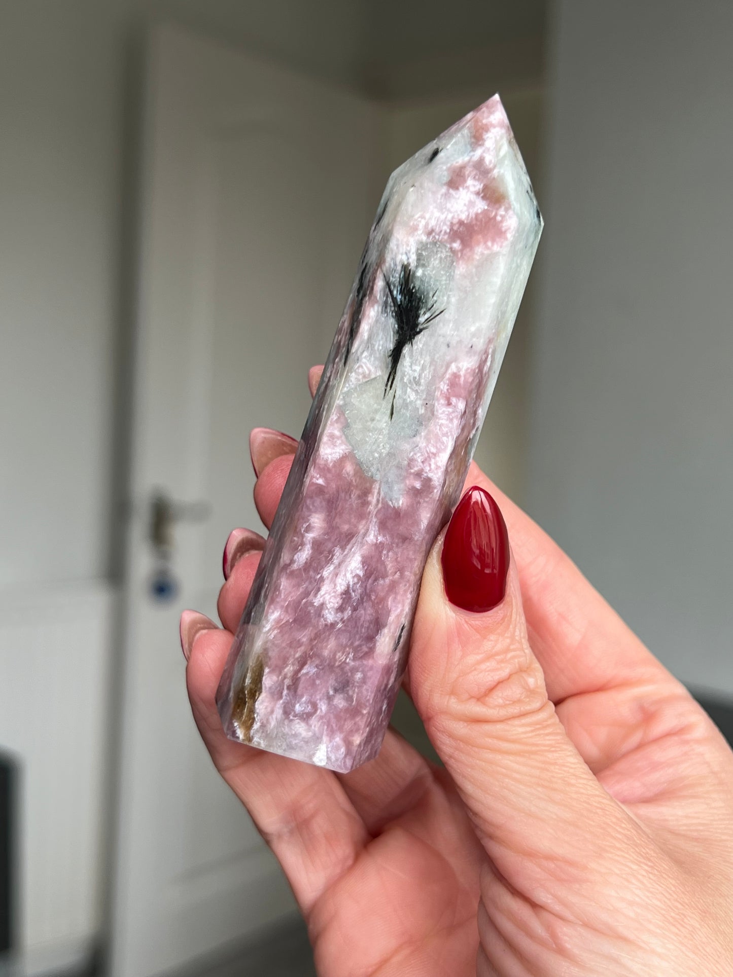 Pink Charoite Tower