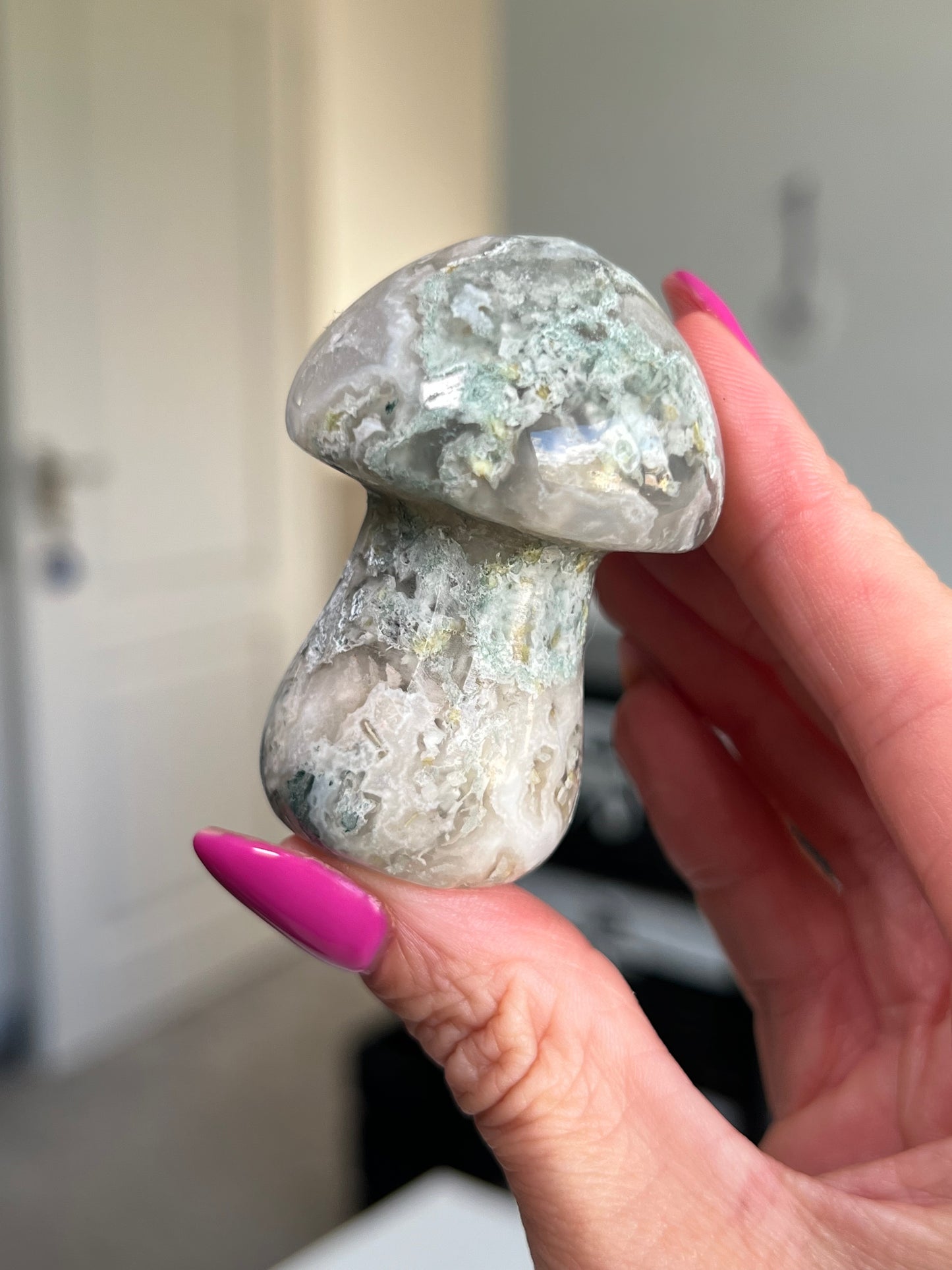 Moss Agate Mushrooms