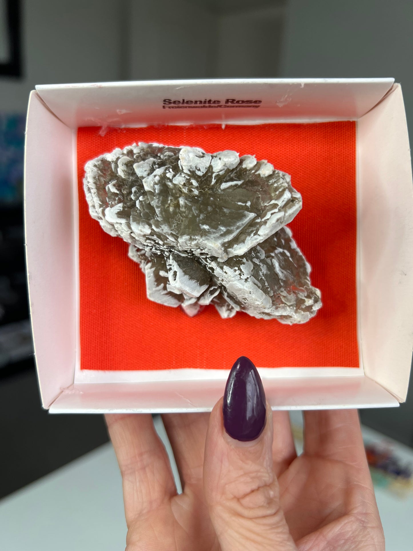 Rare Selenite Rose