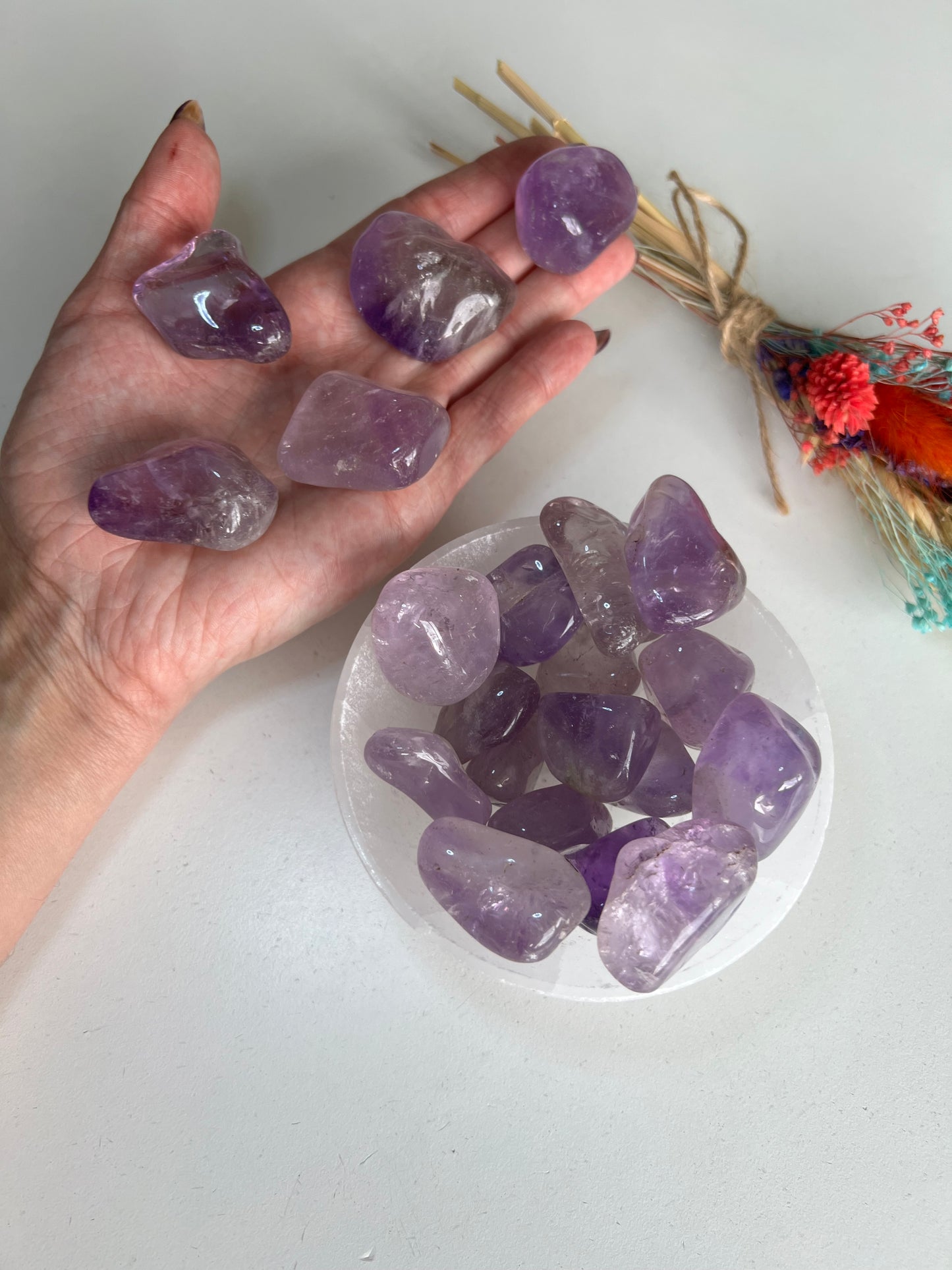 Chunky Brazilian Amethyst Tumbles
