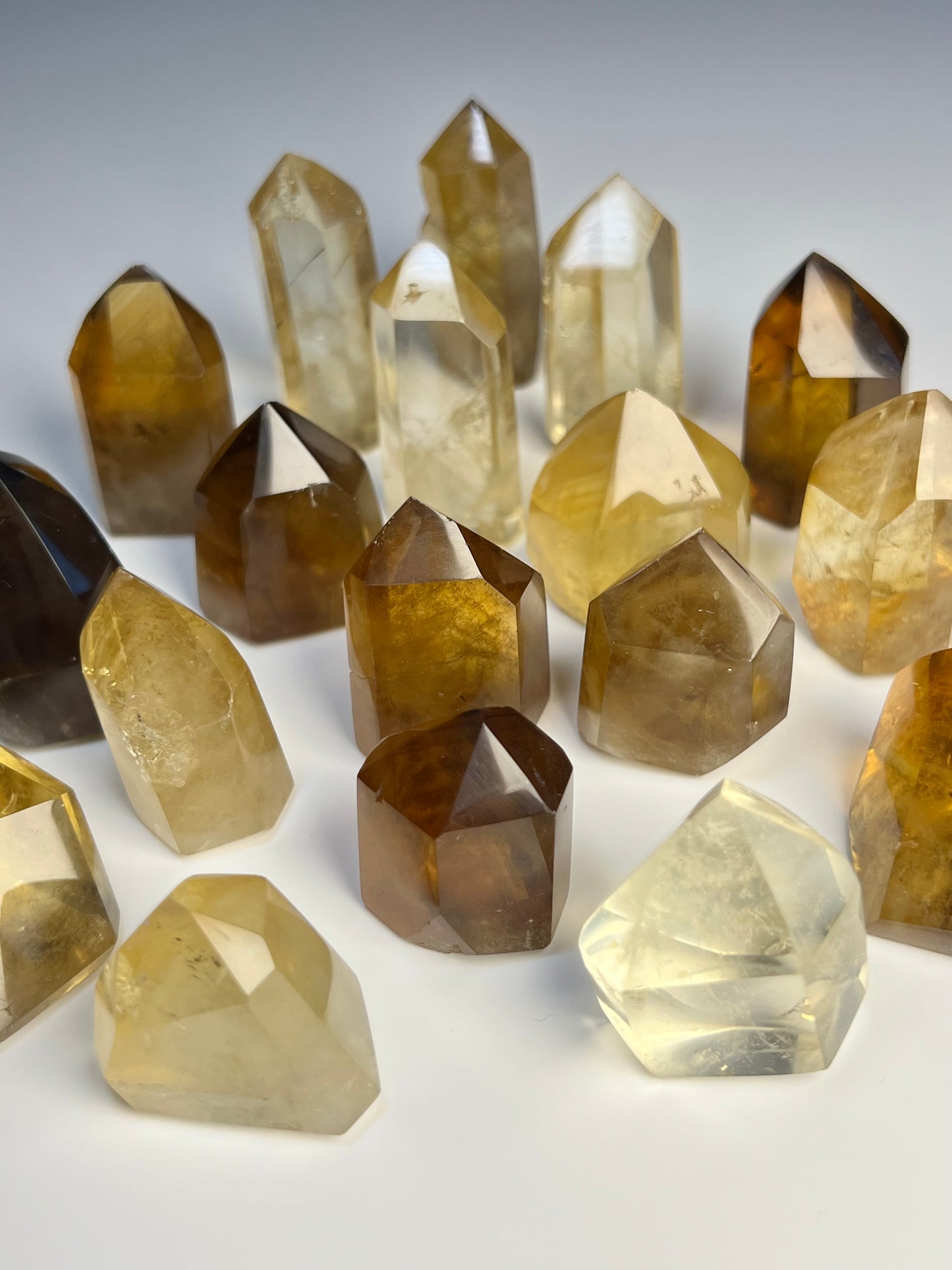 Natural Mini Citrine Points - Madagascar