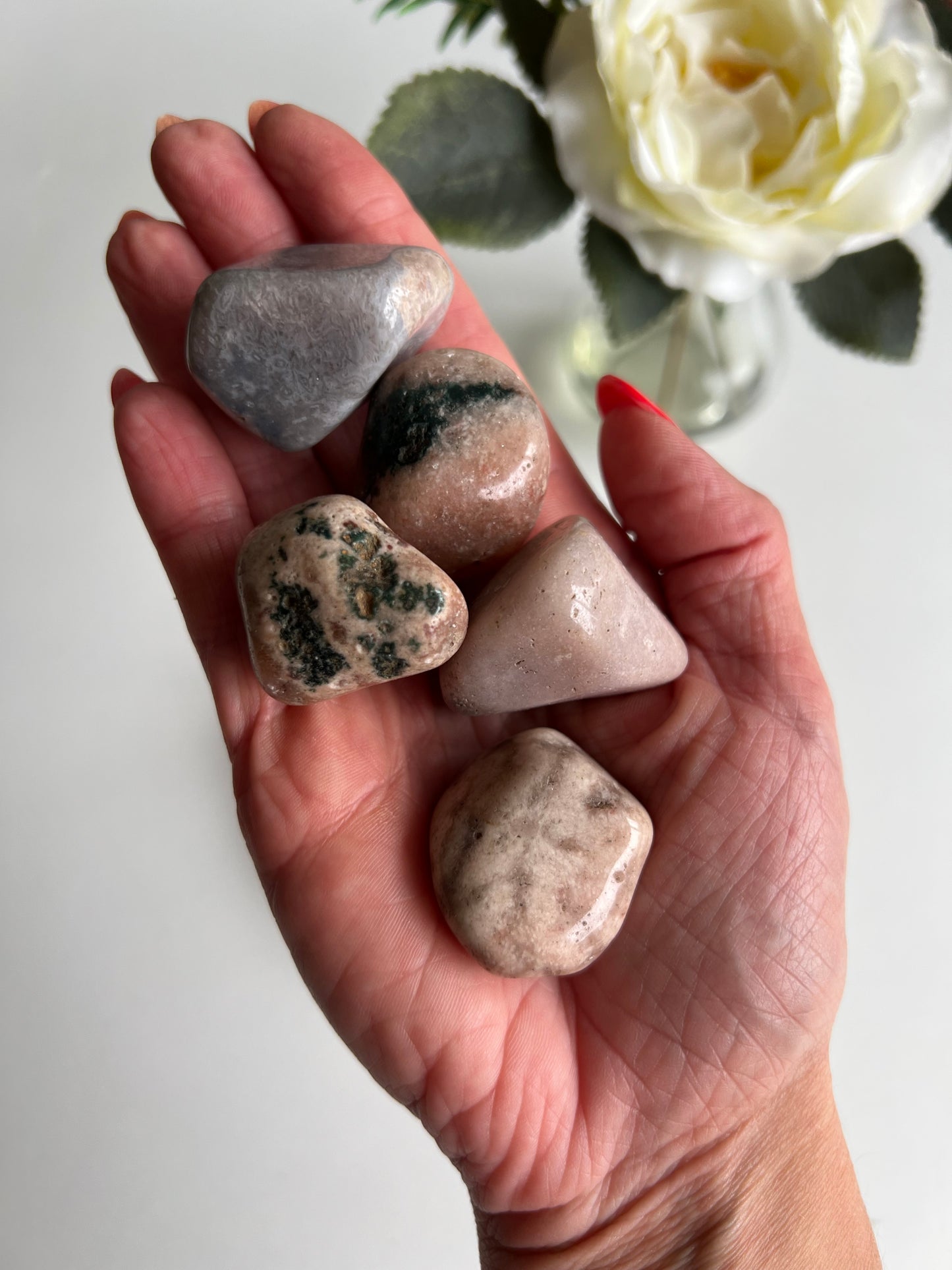 Pink Amethyst Tumbles