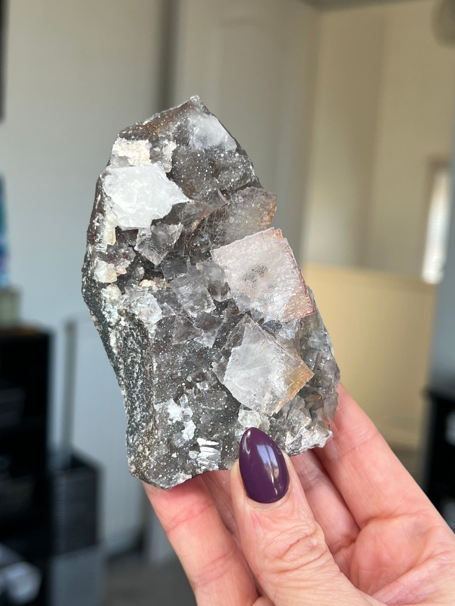 Mexican EL Filo Fluorite With Stand