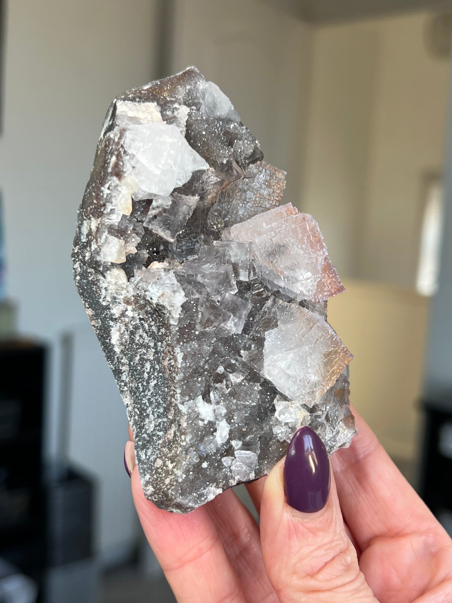 Mexican EL Filo Fluorite With Stand