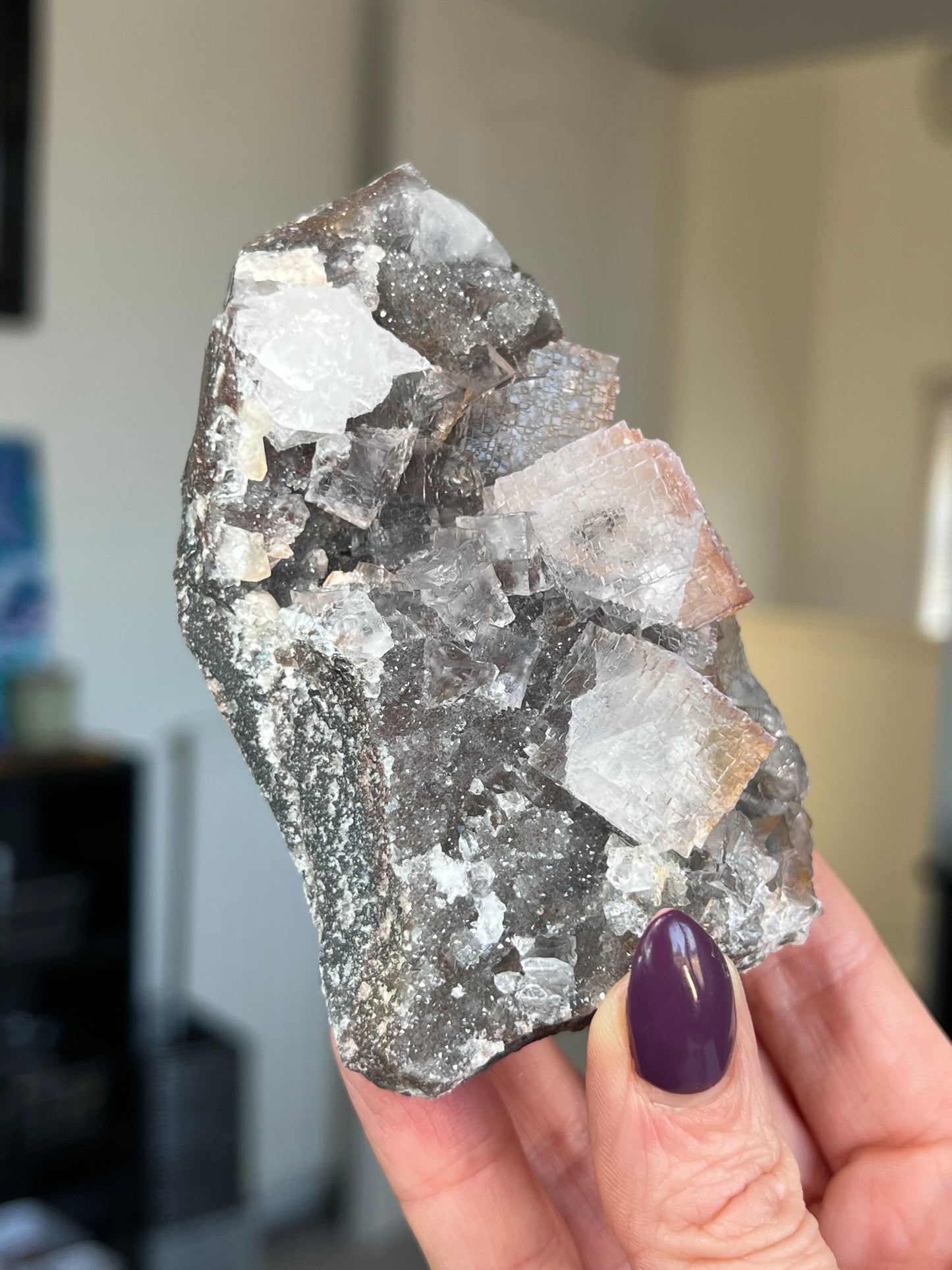 Mexican EL Filo Fluorite With Stand
