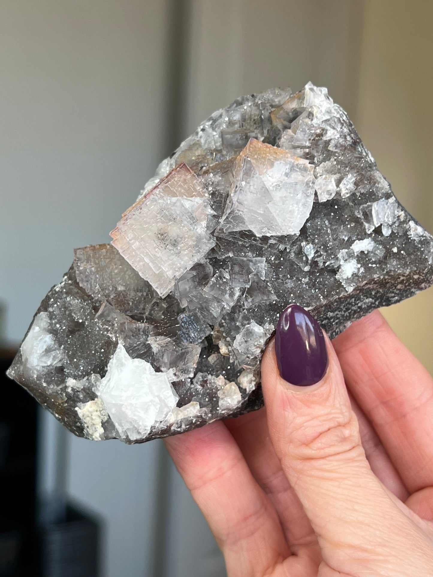 Mexican EL Filo Fluorite With Stand