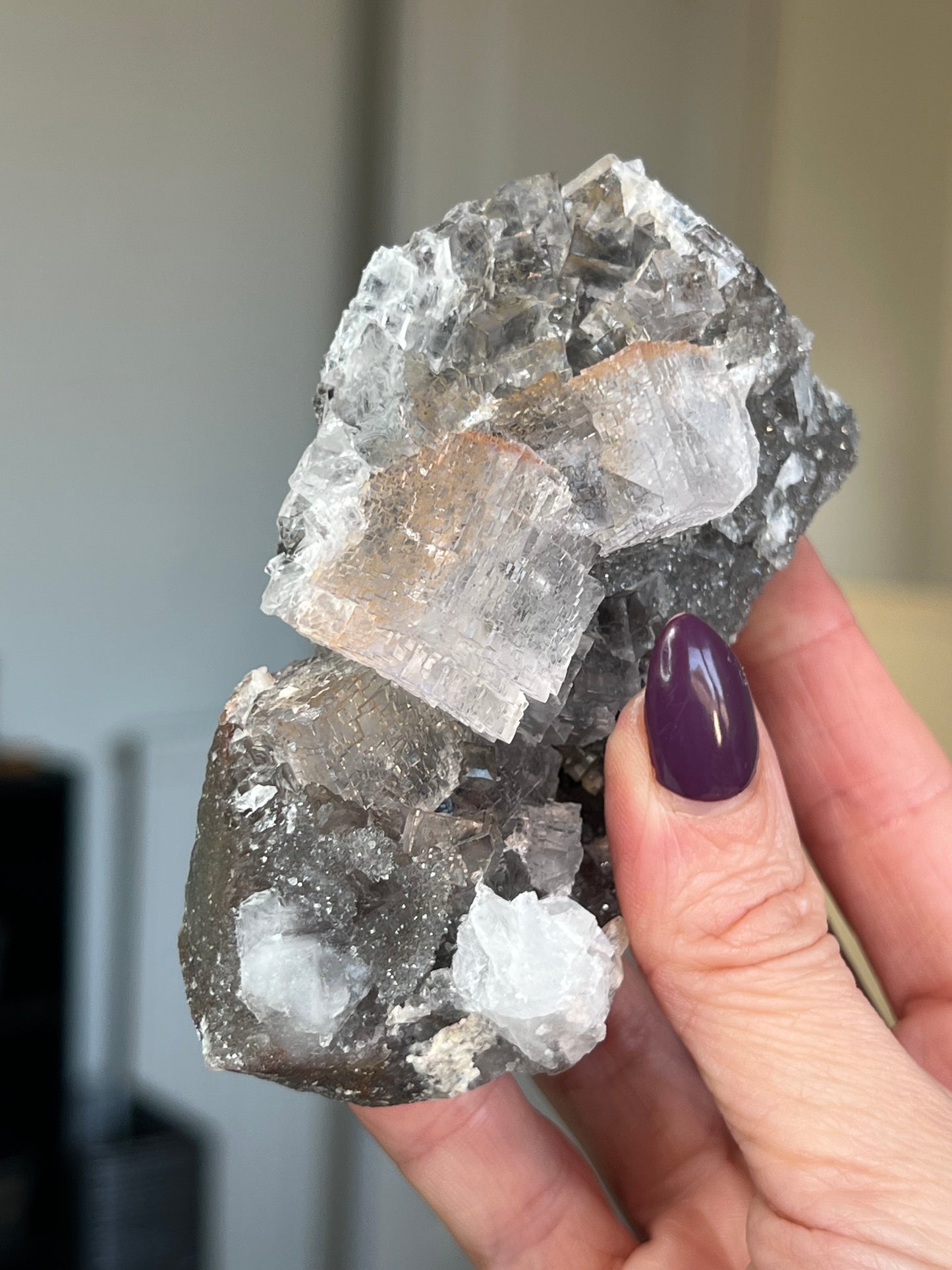 Mexican EL Filo Fluorite With Stand