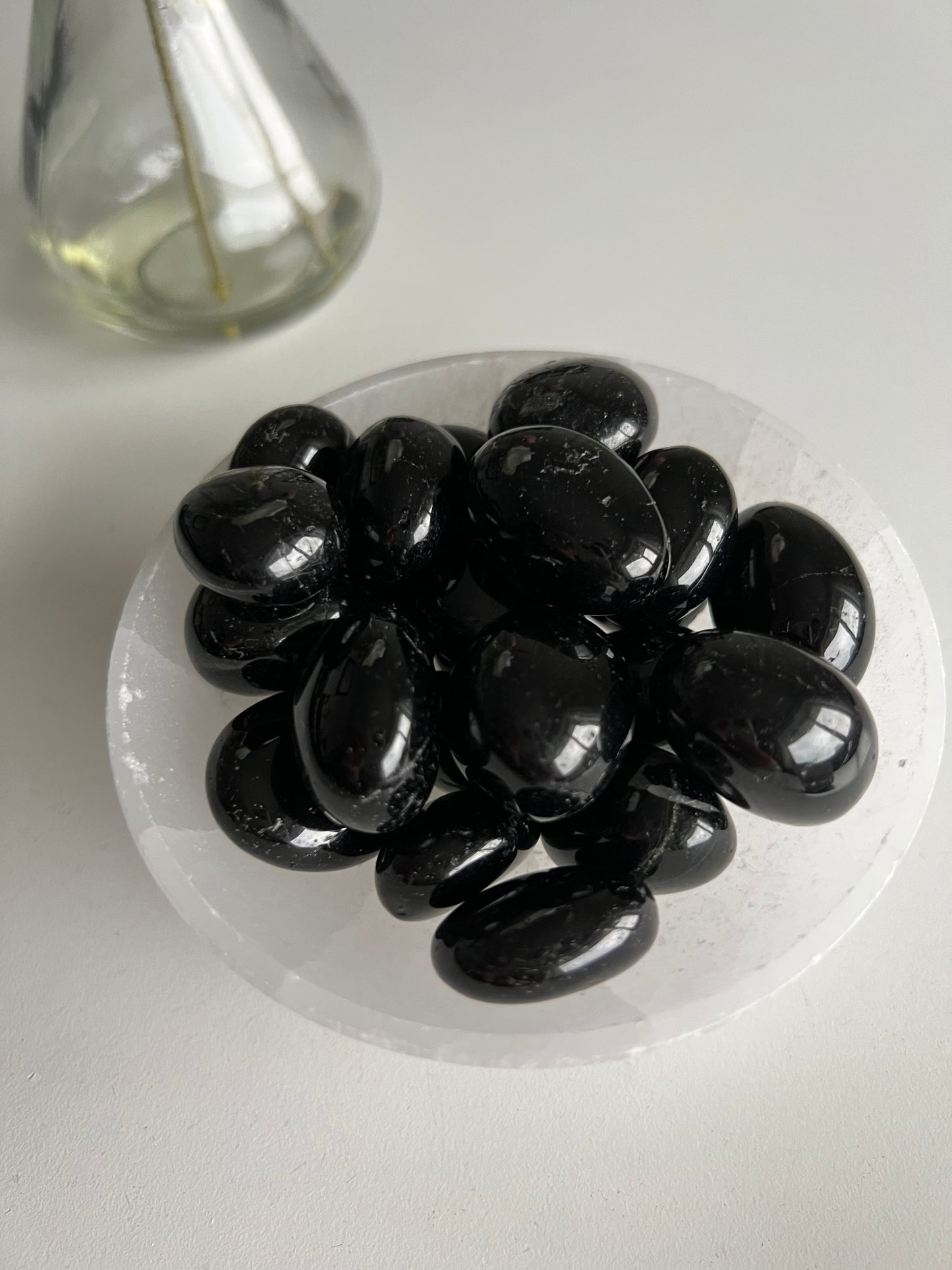 Black Tourmaline Tumbles