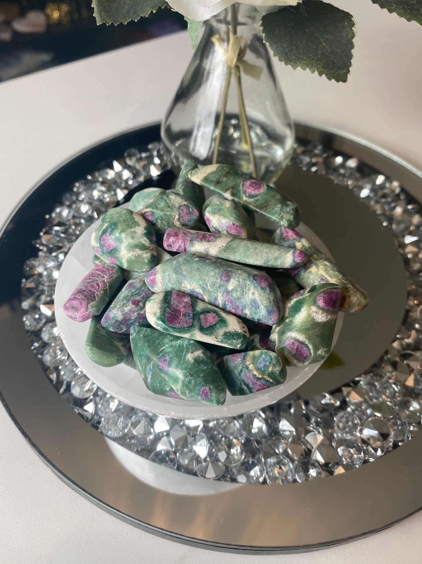 Ruby In Fuchsite Tumbles