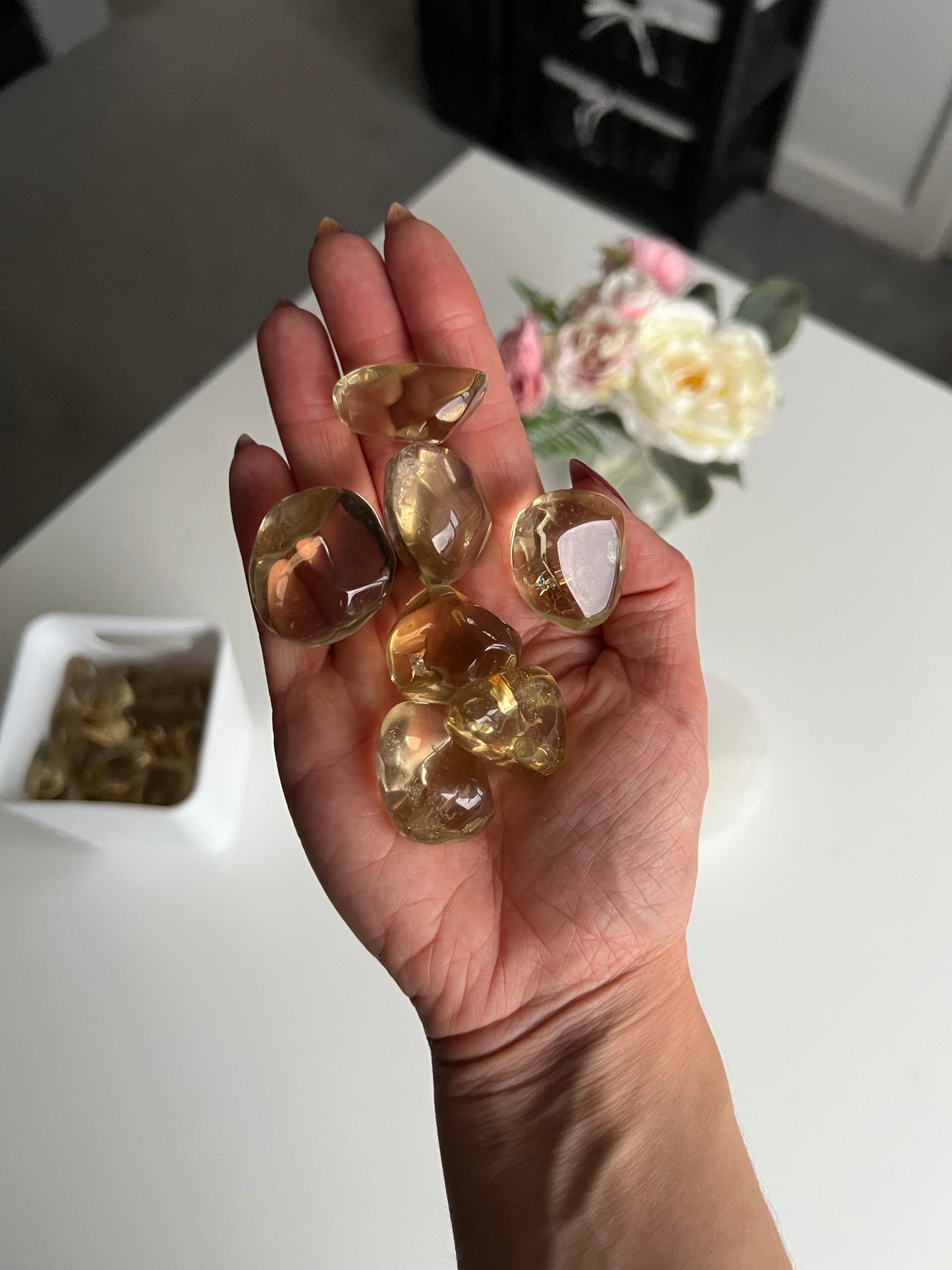 Large Natural Citrine Tumbles