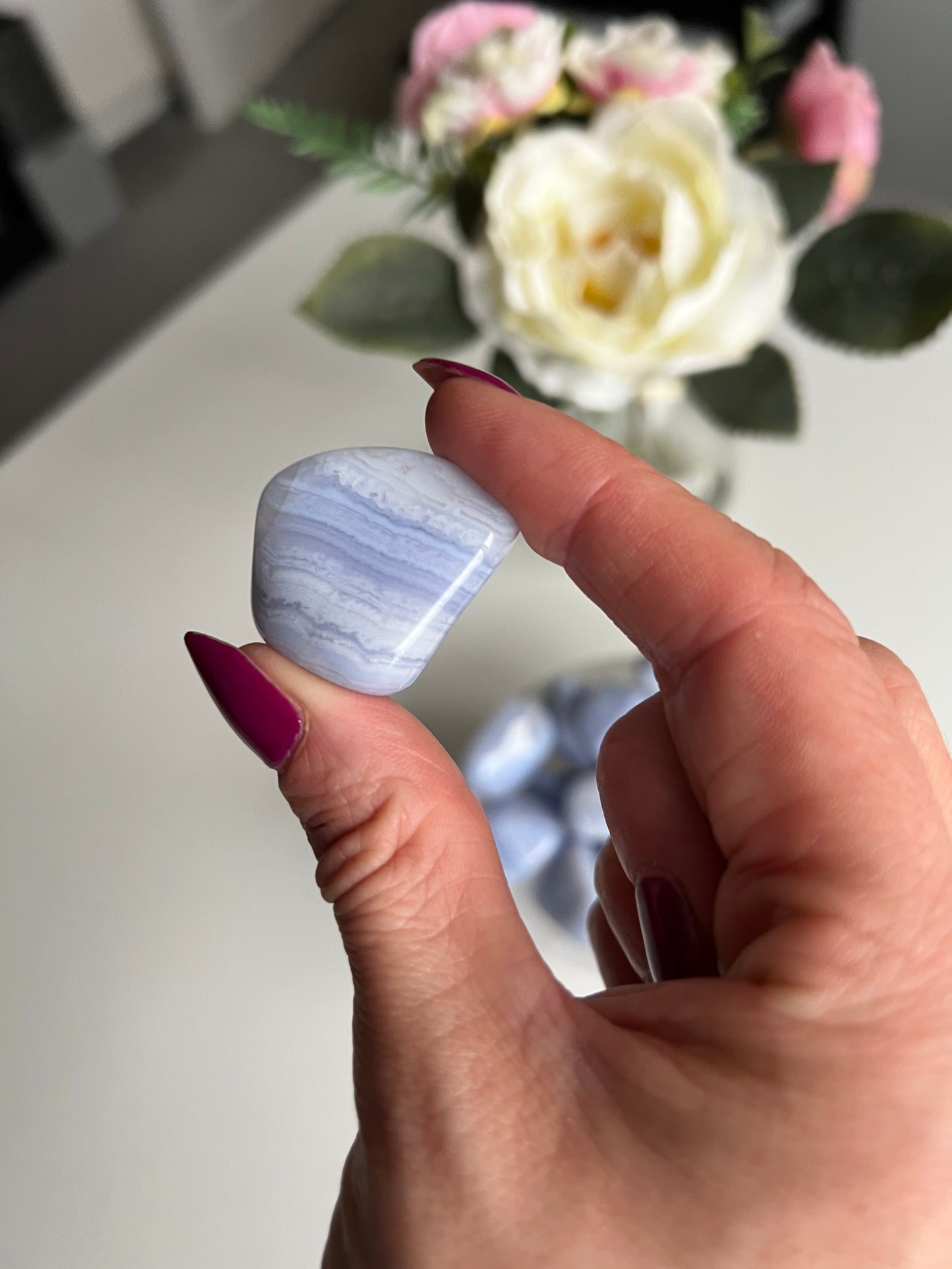Blue Lace Agate Tumbles