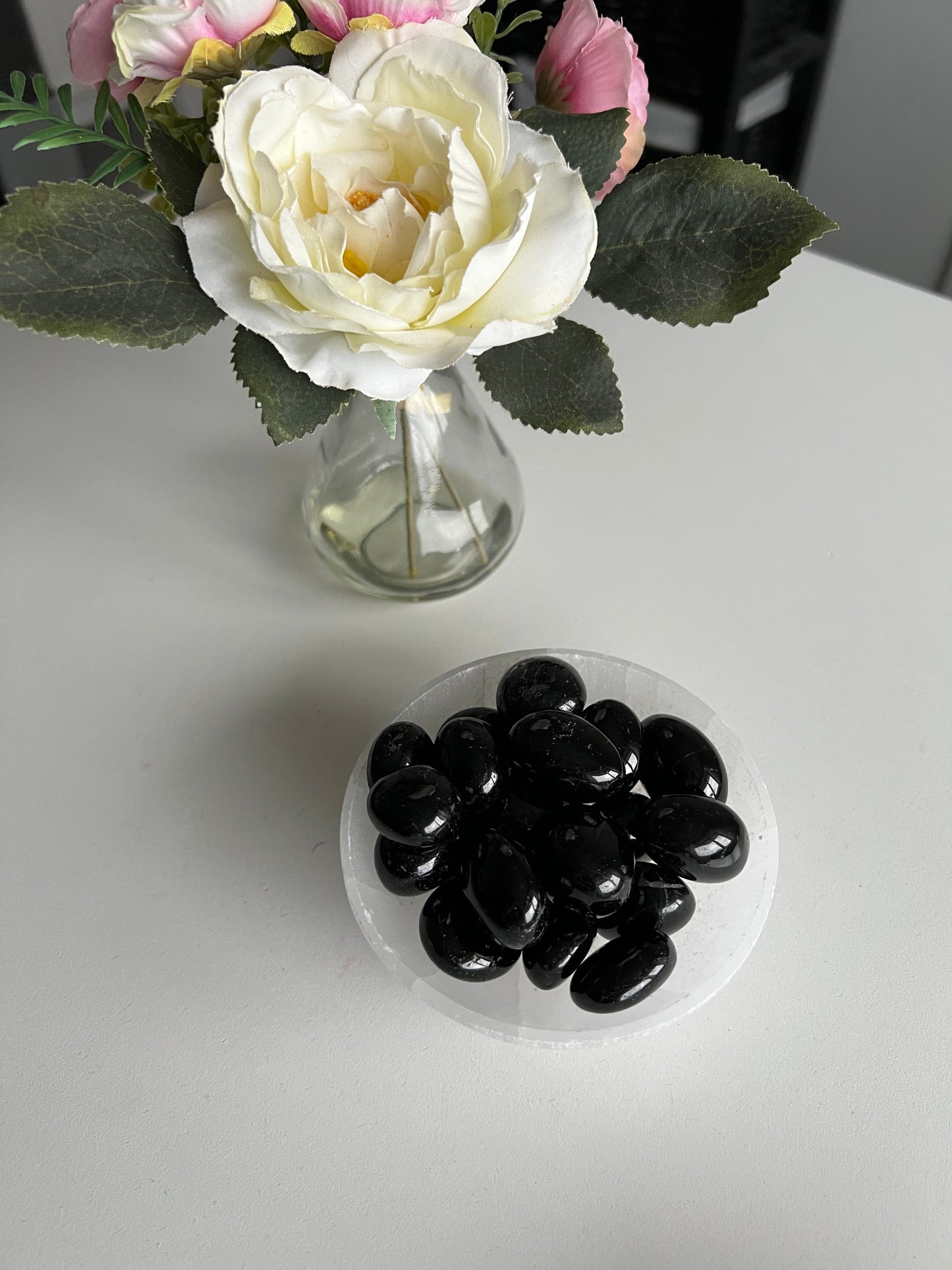 Black Tourmaline Tumbles