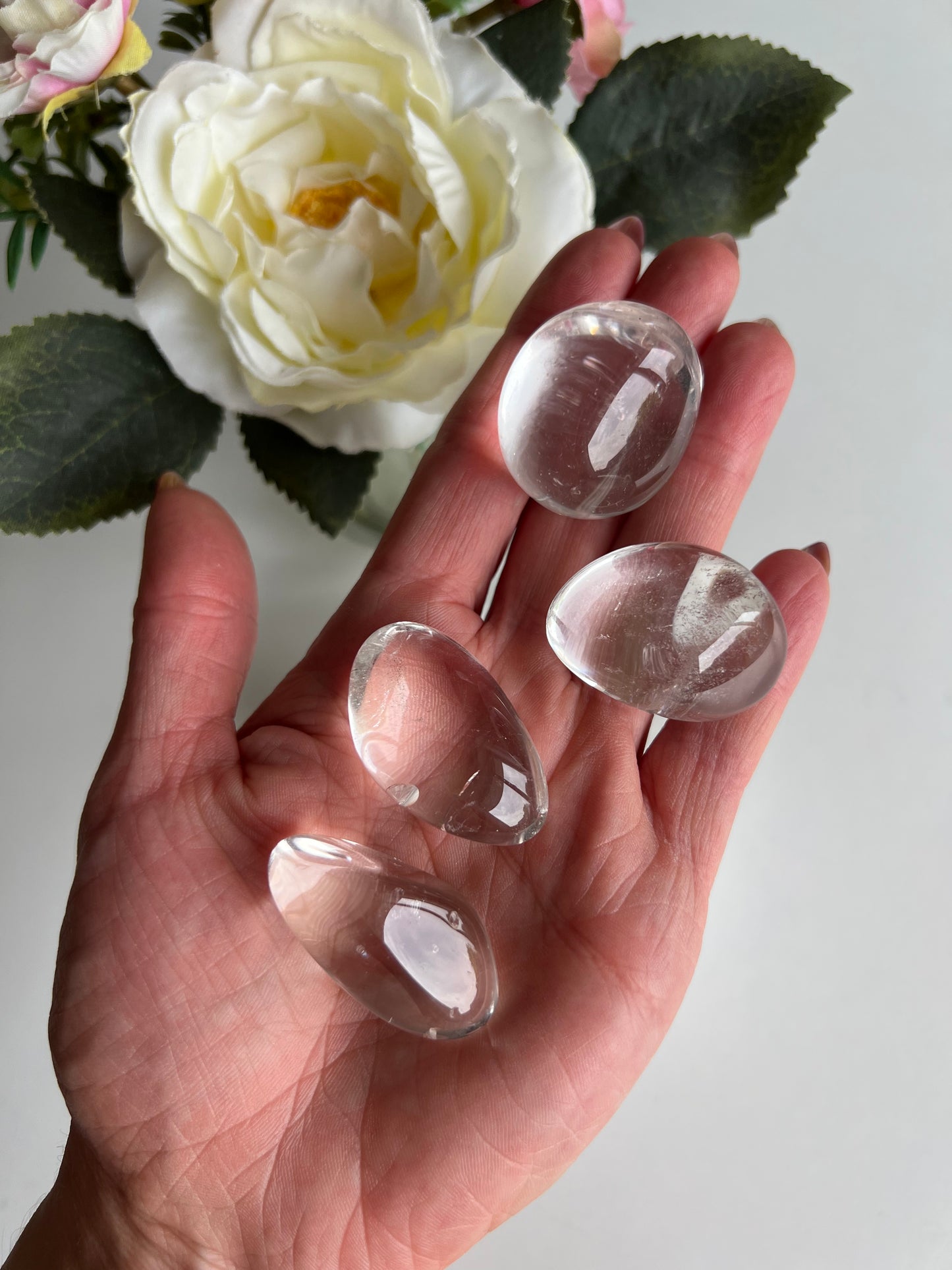 Large High Grade Clear Quartz Tumbles