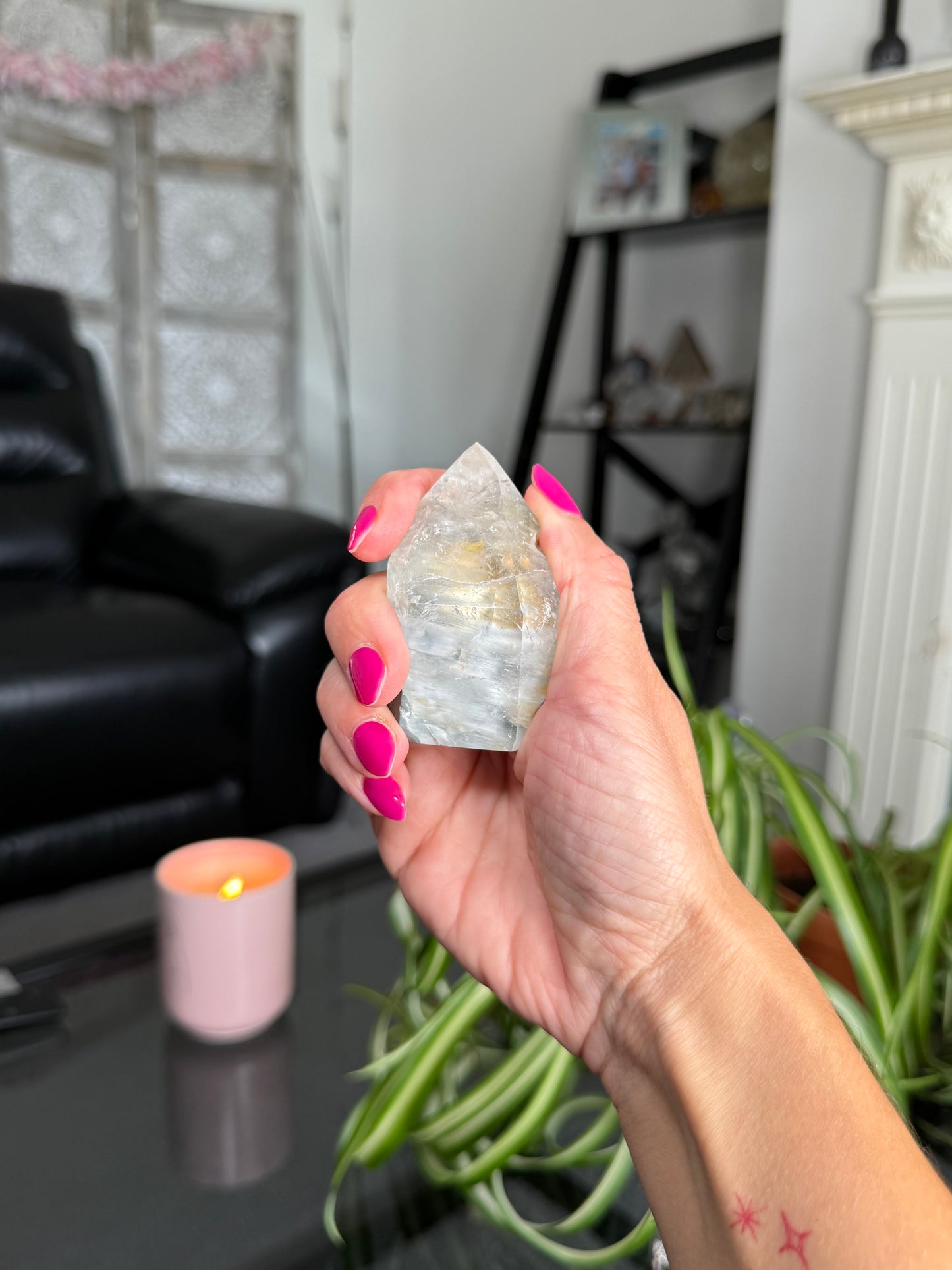 Blue Tara Tower - Part Polished